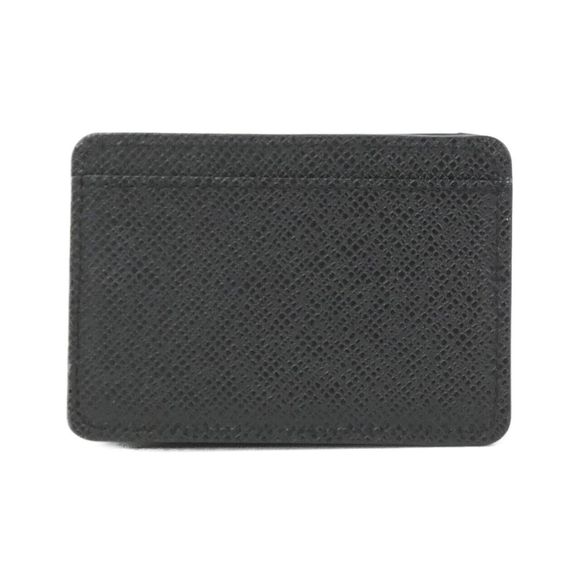 Louis Vuitton Black Leather Coin Purse/Coin Case (Pre-Owned)