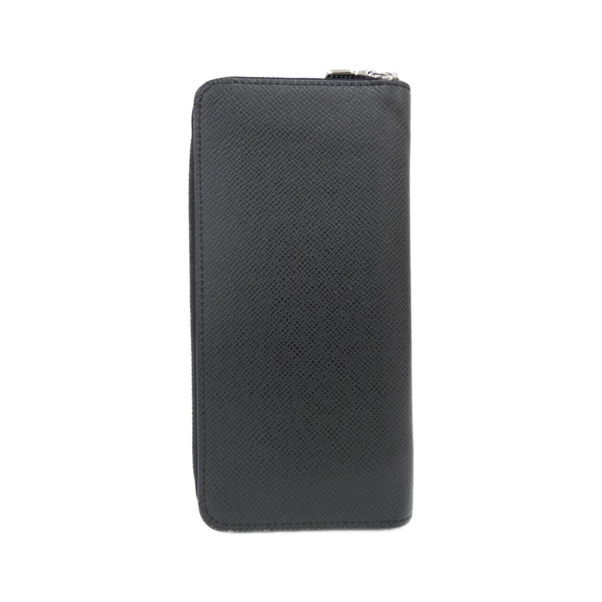 Louis Vuitton Black Leather Long Wallet (Bi-Fold) (Pre-Owned)