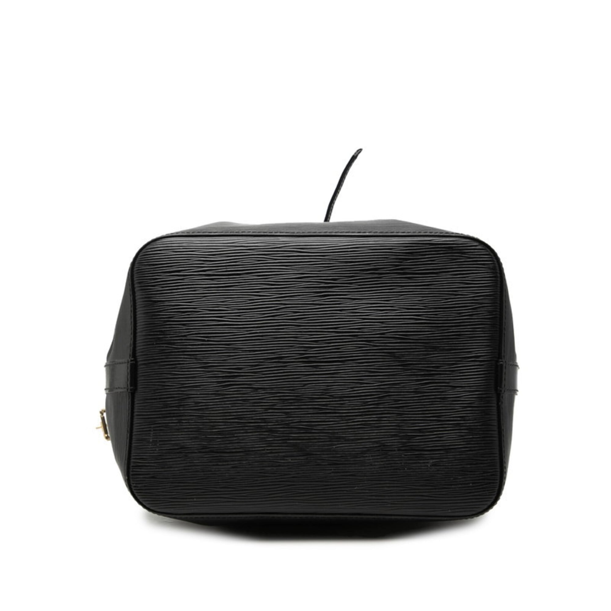 Louis Vuitton Black Noir Leather Shoulder Bag (Pre-Owned)