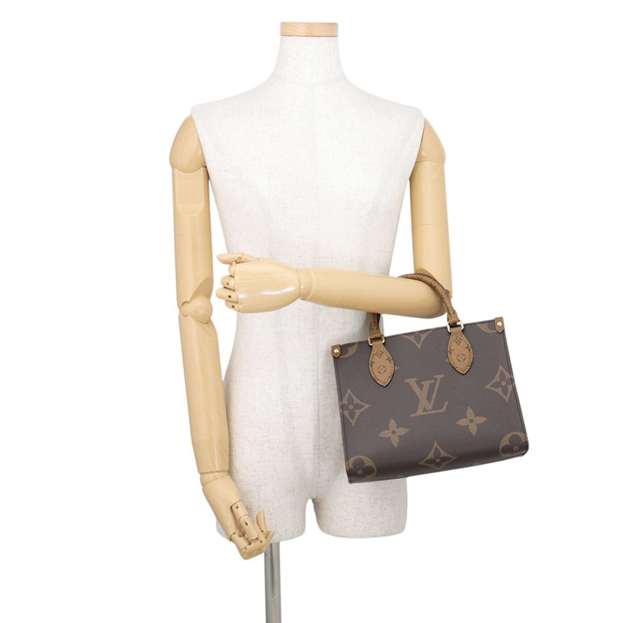 Louis Vuitton Monogram Reverse Red Color Monogram Reverse Monogram Handbag Shoulder Bag (Pre-Owned)