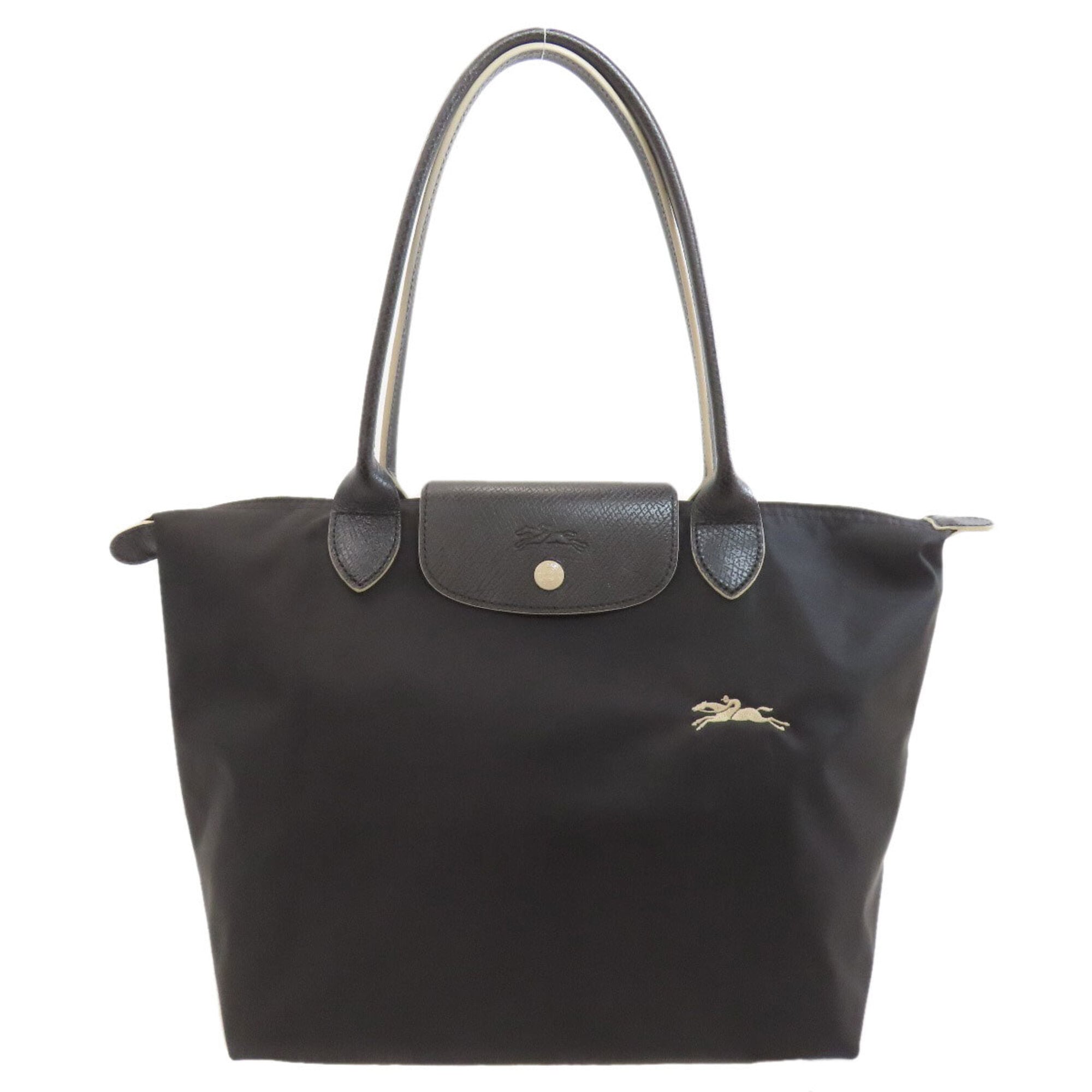 Longchamp Black Nylon Tote Bag (Pre-Owned)