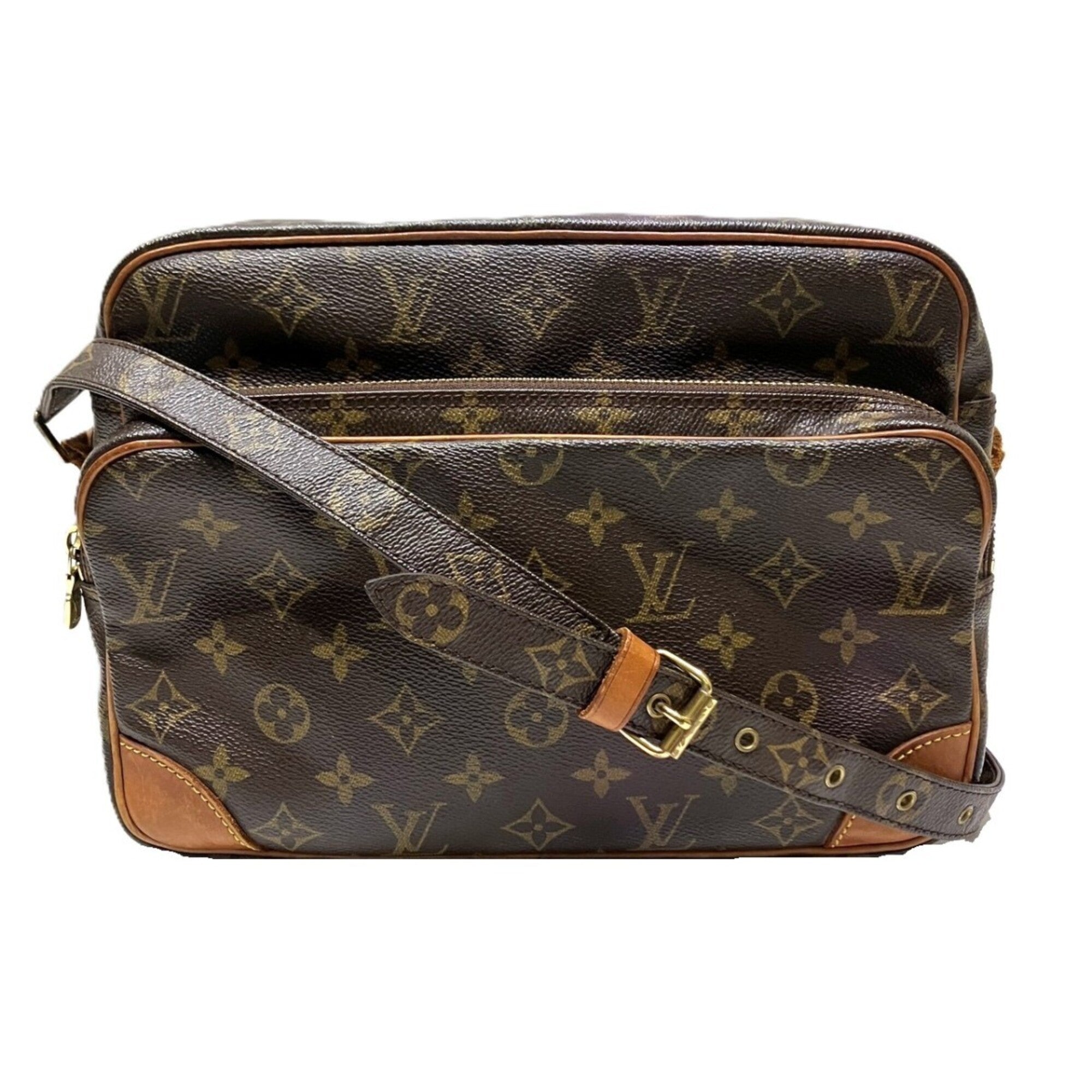 Louis Vuitton Brown Galle Monogram Monogram Shoulder Bag (Pre-Owned)