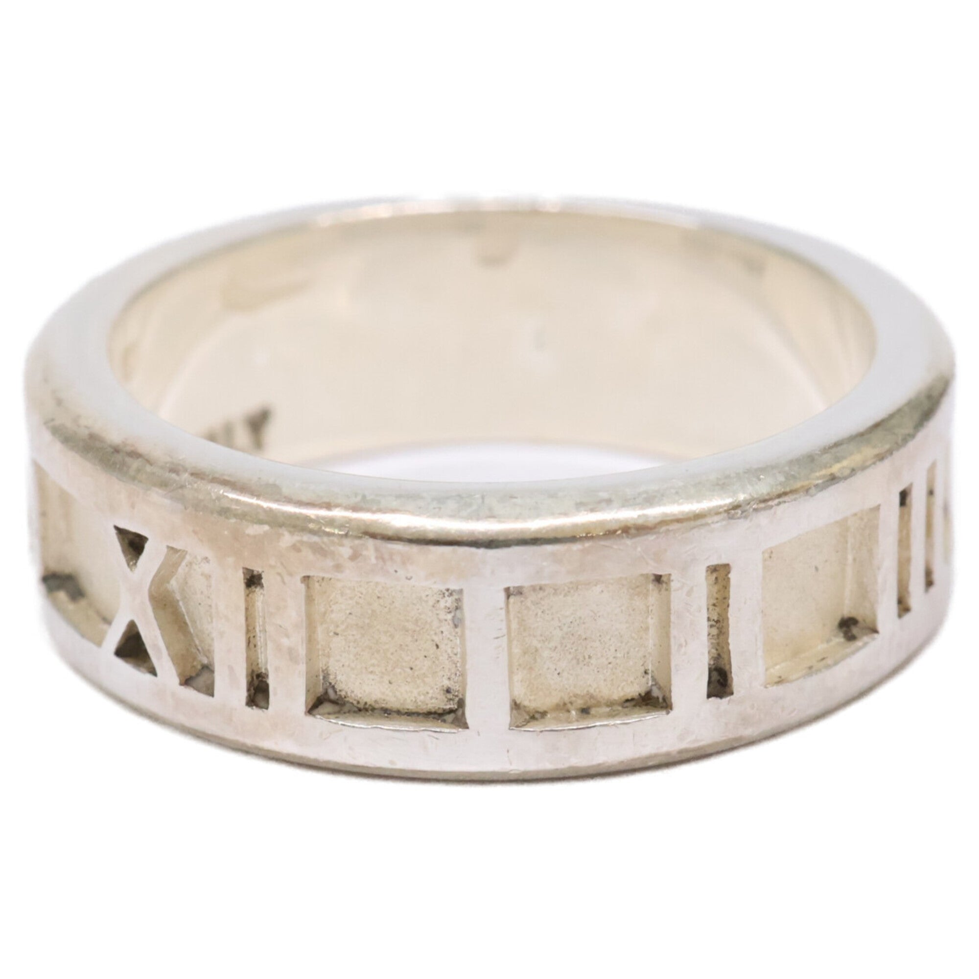 Tiffany Silver Silver 925 Band Ring (Pre-Owned)