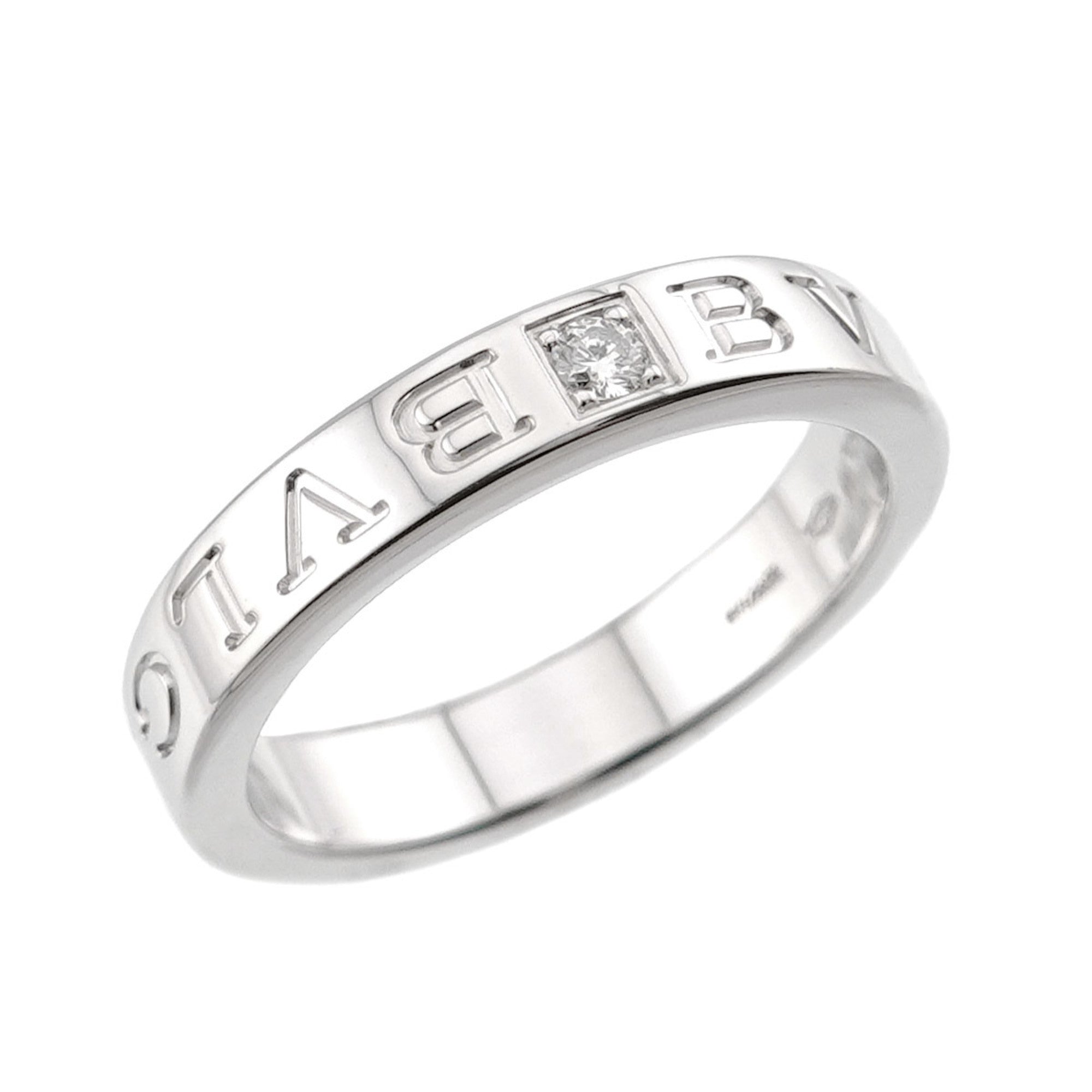 Bvlgari White Gold (18K) Band Ring (Pre-Owned)