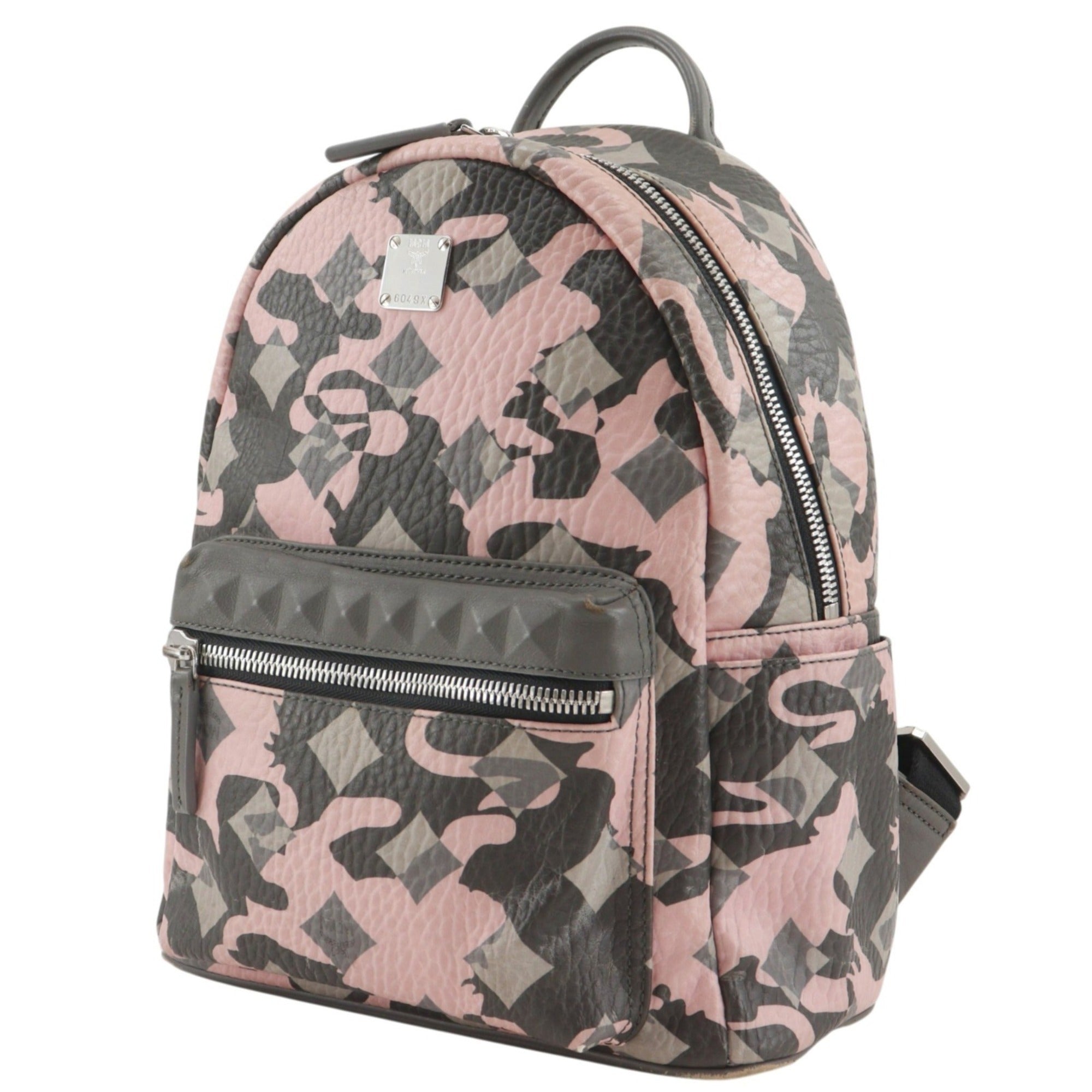 Mcm Pink Leather Backpack (Pre-Owned)
