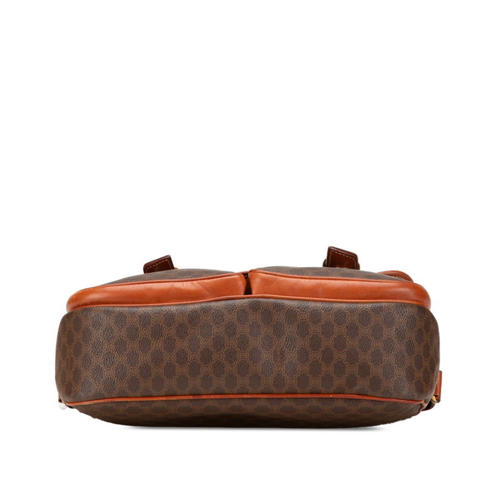 Celine Brown Pvc Leather Handbag Shoulder Bag (Pre-Owned)