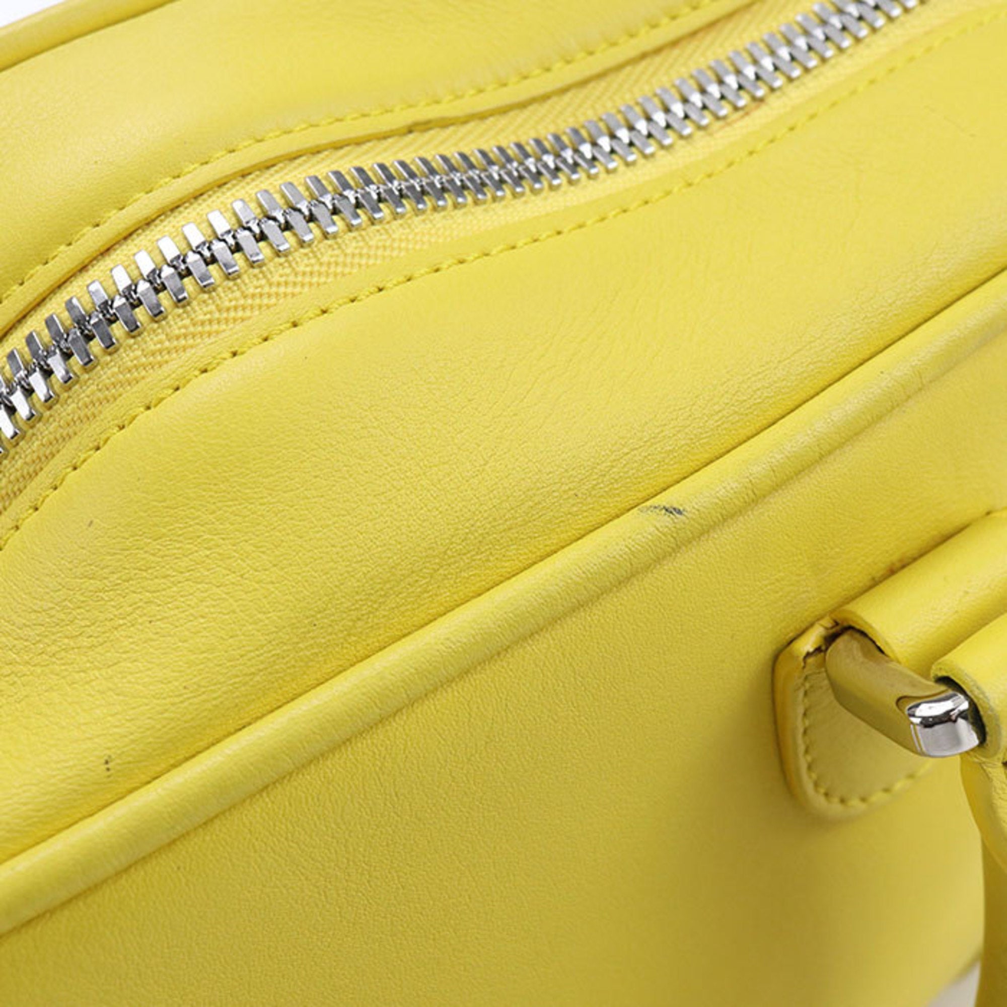 Loewe Amazona Yellow Leather Handbag (Pre-Owned)
