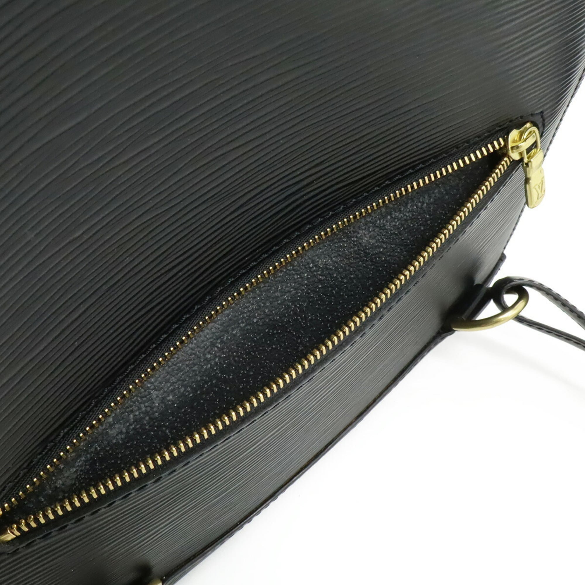 Louis Vuitton Black Noir Epi Leather Backpack Shoulder Bag (Pre-Owned)