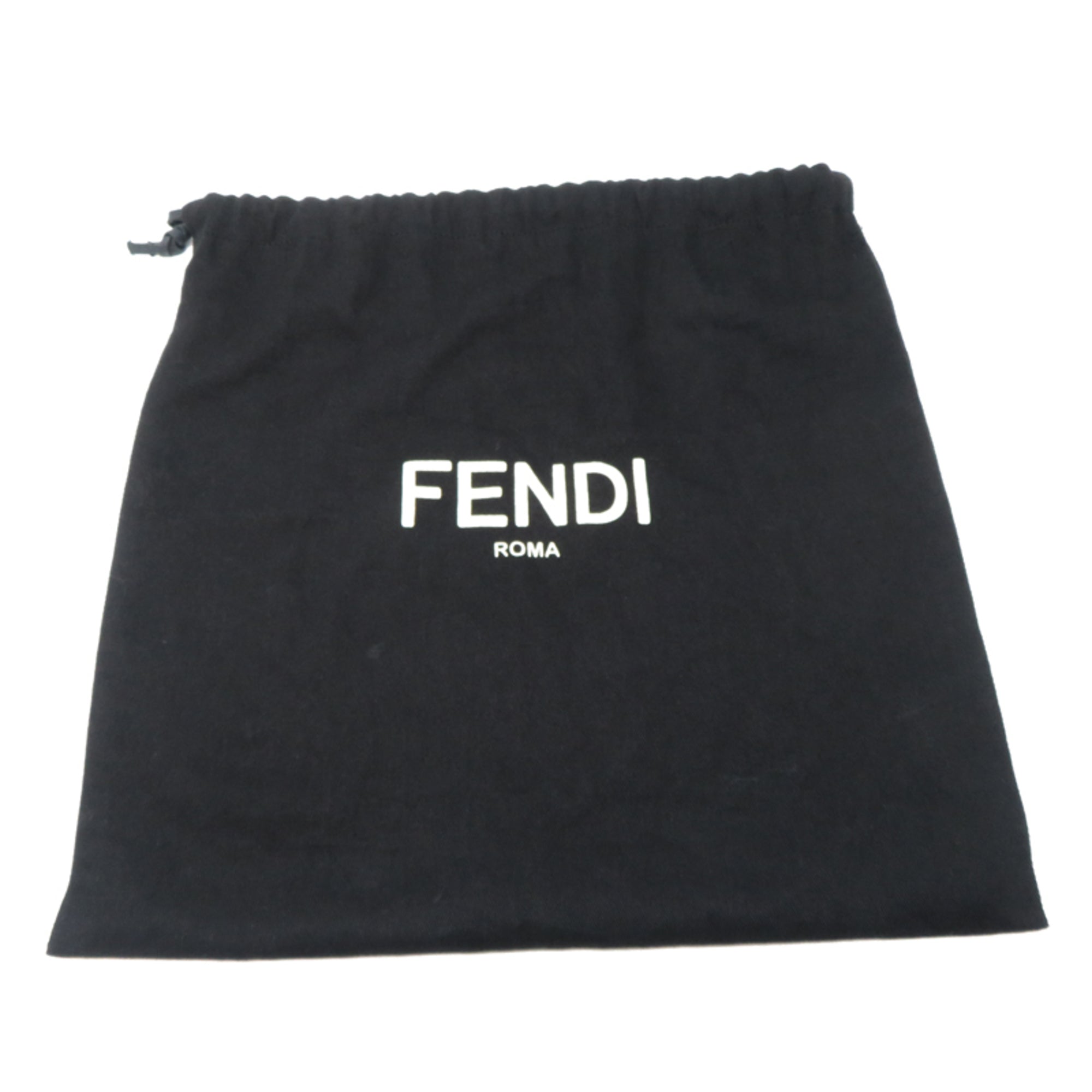 Fendi Black Leather Shoulder Bag (Pre-Owned)