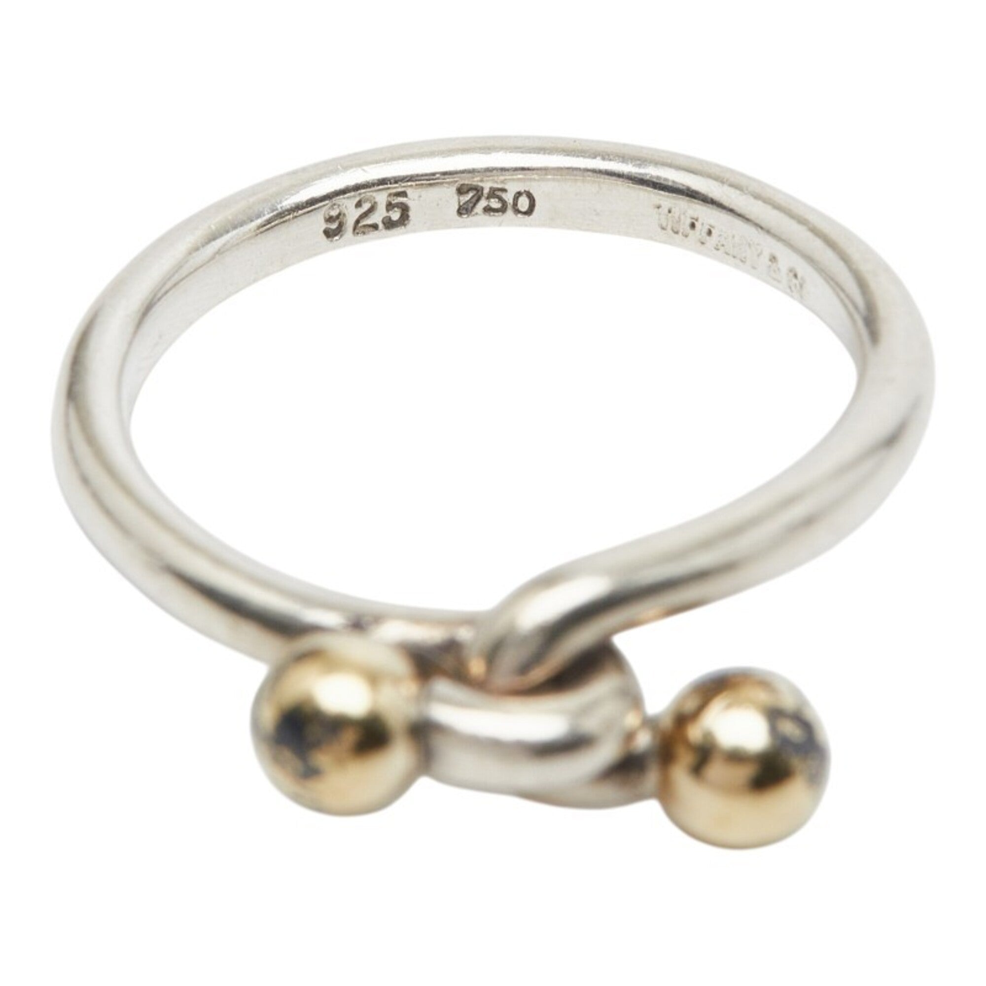 Tiffany Silver Silver 925 Band Ring (Pre-Owned)