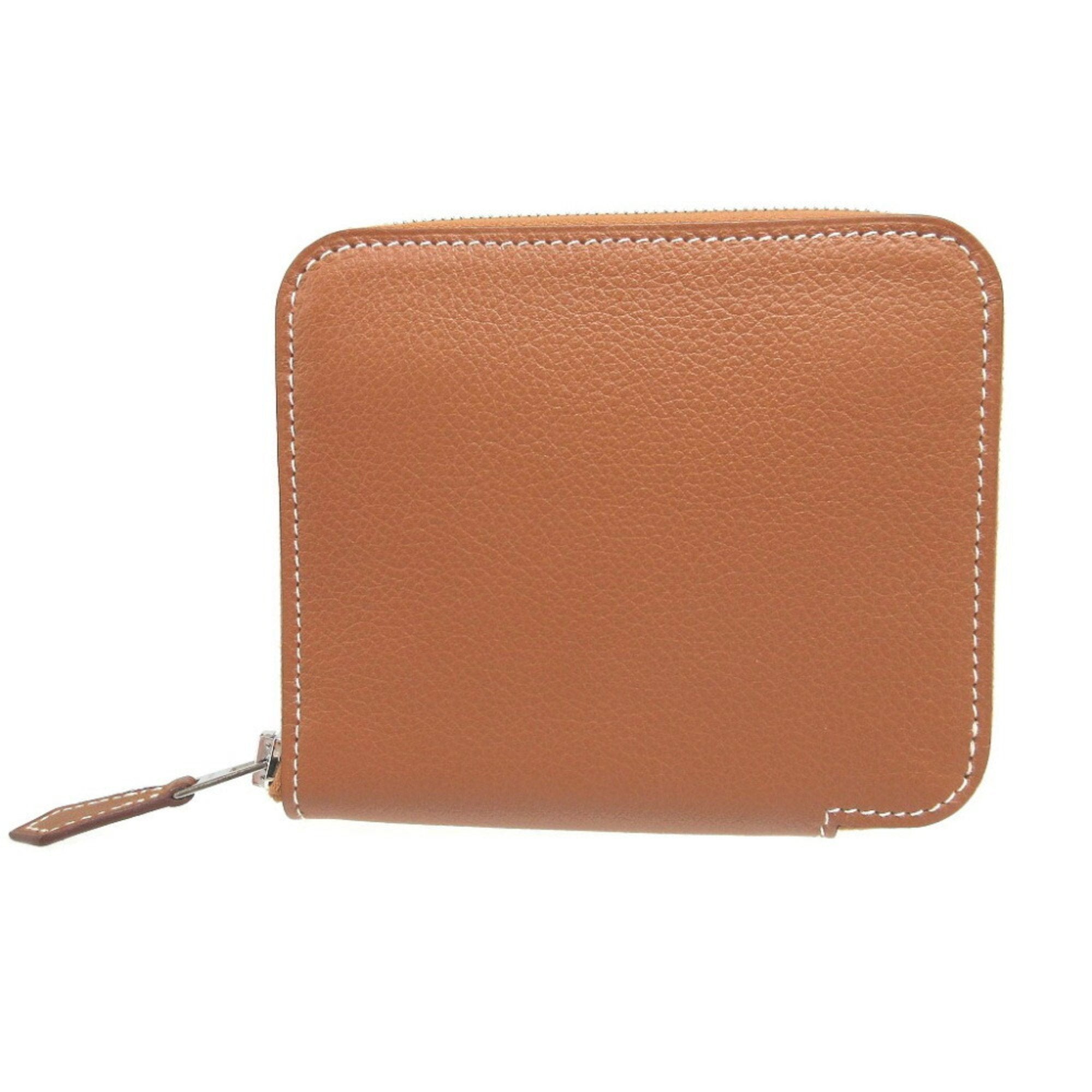 Hermes Gold Silk Coin Purse/Coin Case (Pre-Owned)