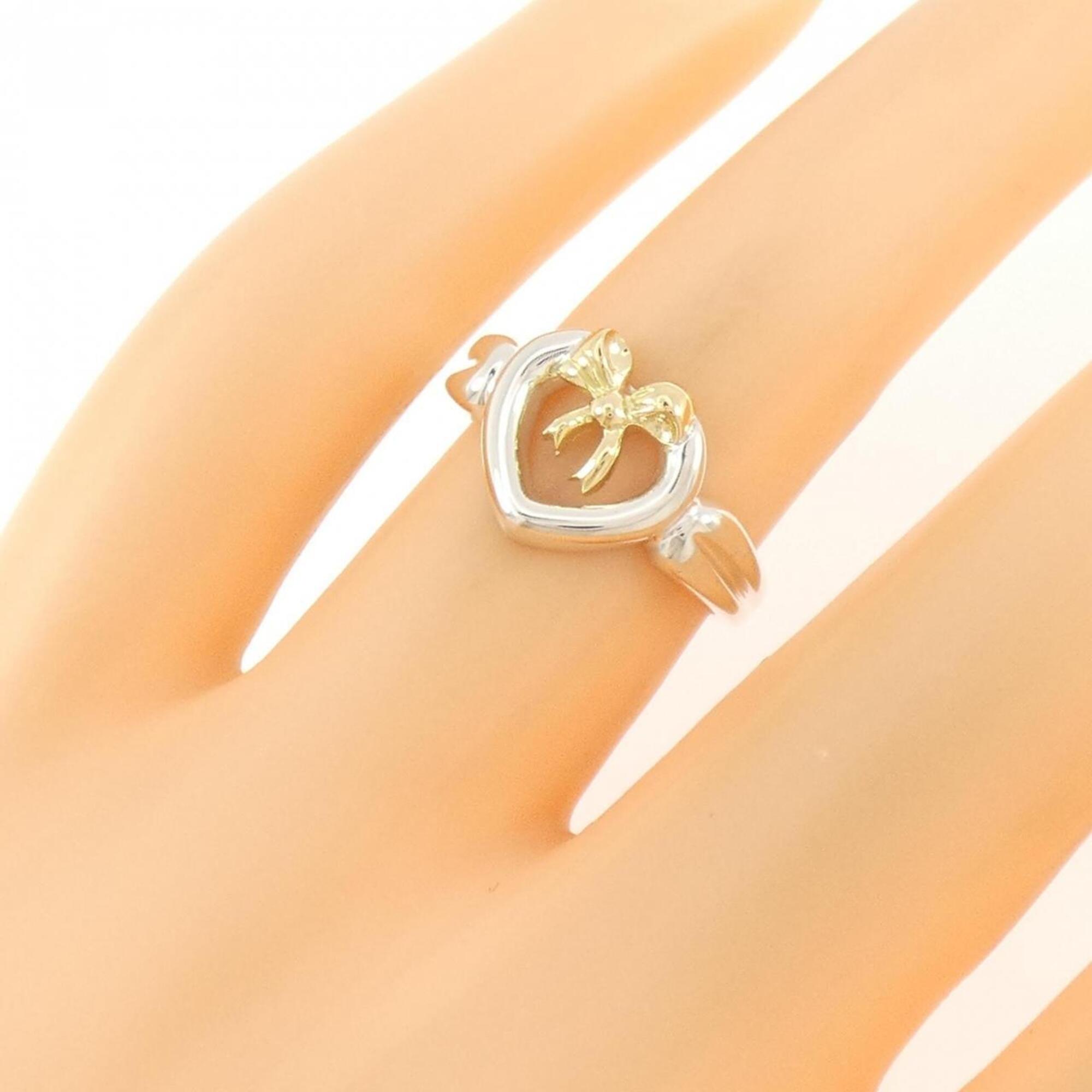 Tiffany Yellow Gold (18K) Silver 925 Band Ring (Pre-Owned)