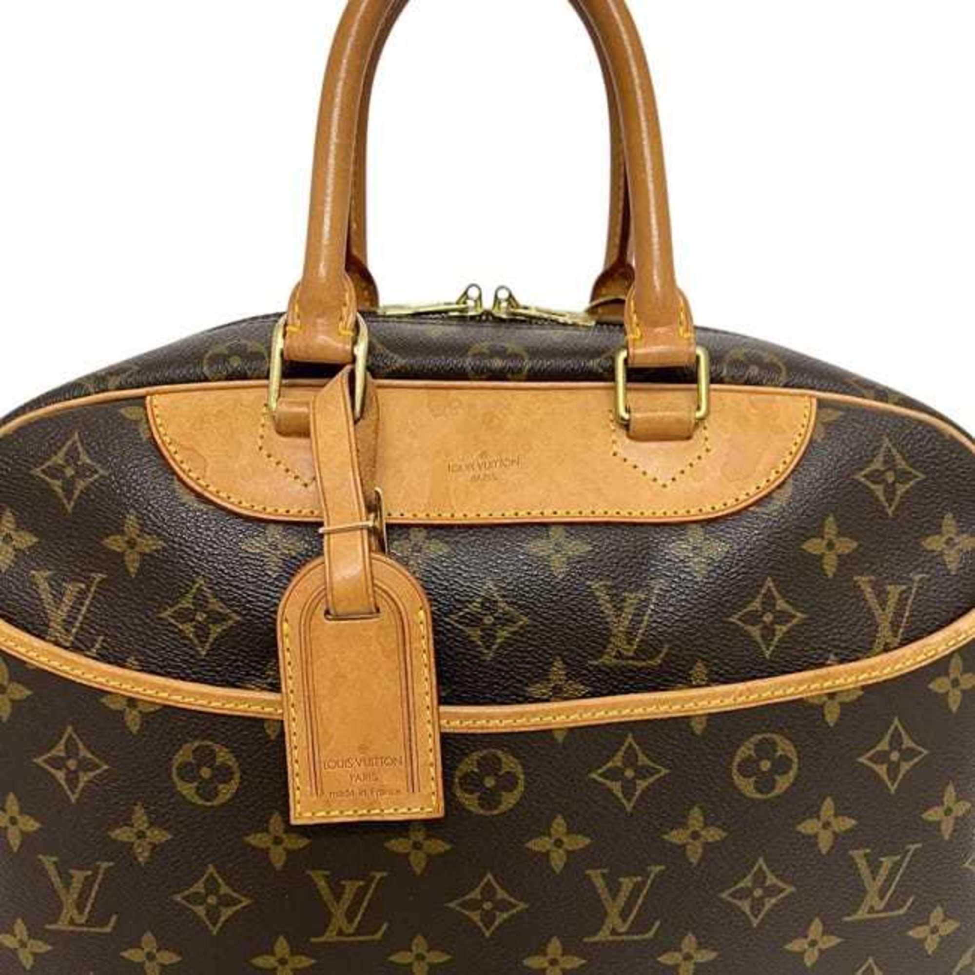 Louis Vuitton Monogram Brown Monogram Leather Boston Bag Handbag (Pre-Owned)