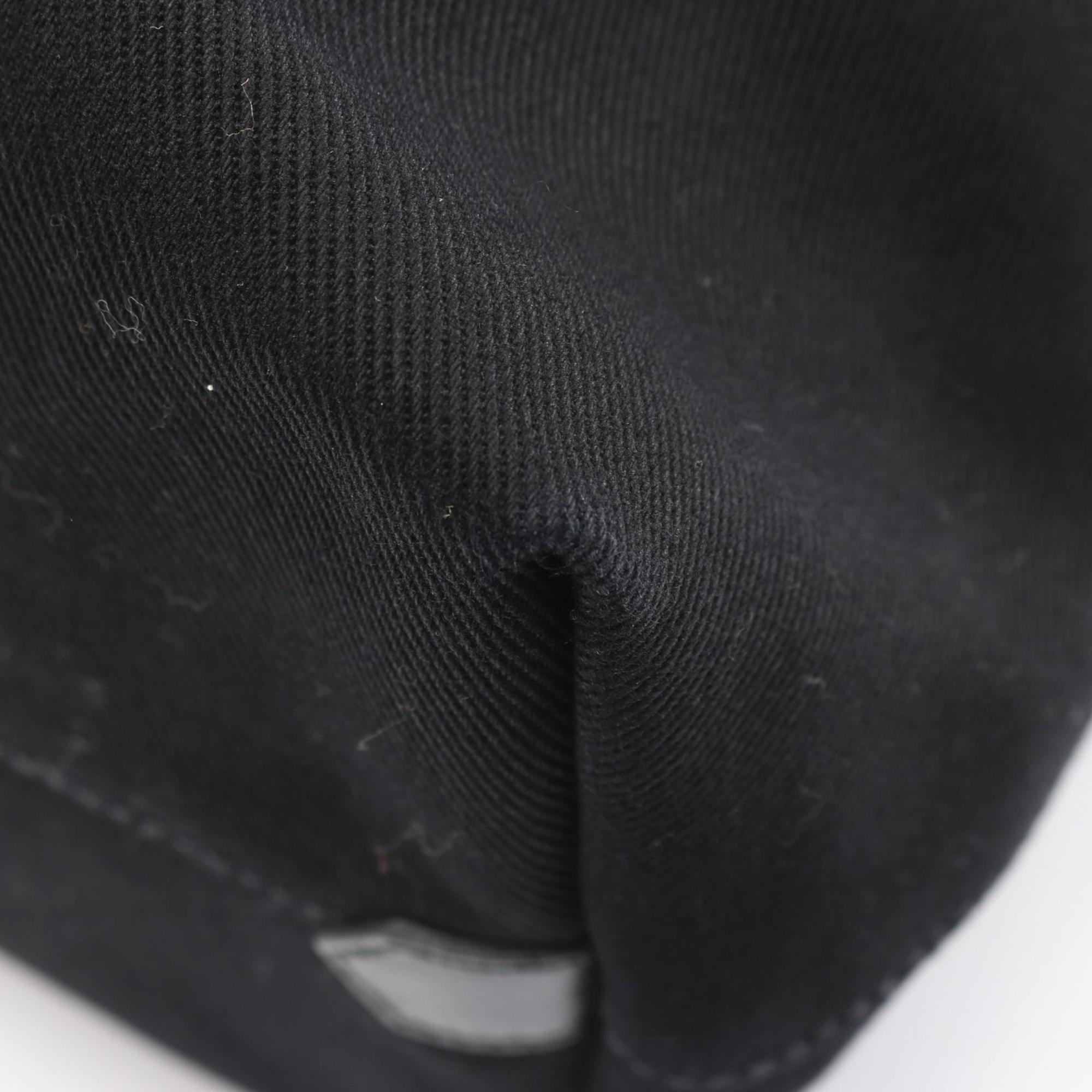 Prada Black Canvas Tote Bag (Pre-Owned)