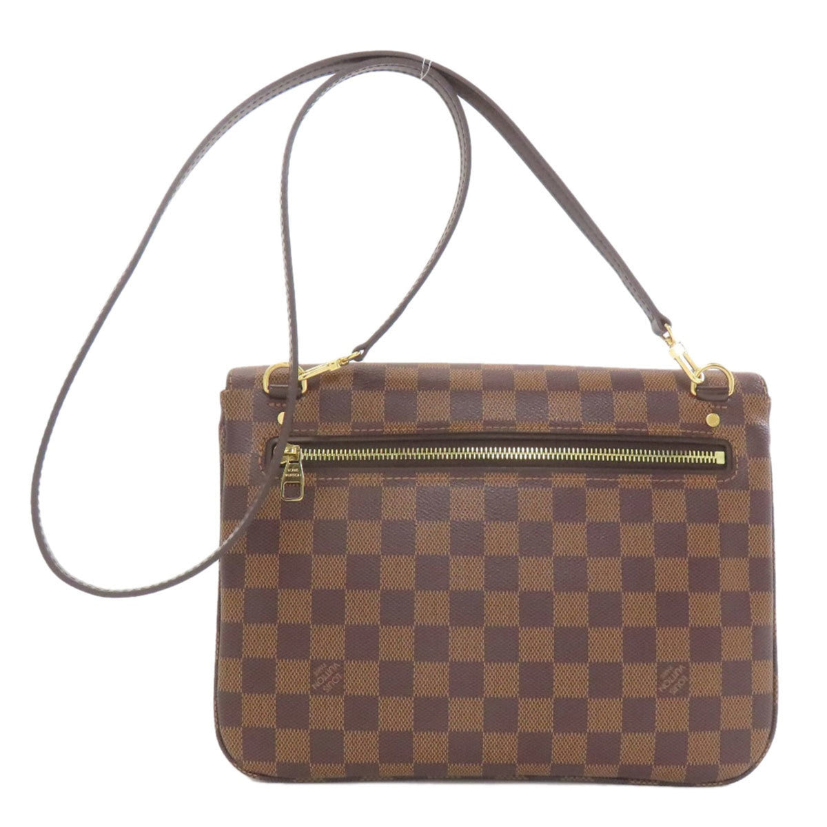 Louis Vuitton Damier Canvas Ebene Damier Canvas Shoulder Bag (Pre-Owned)
