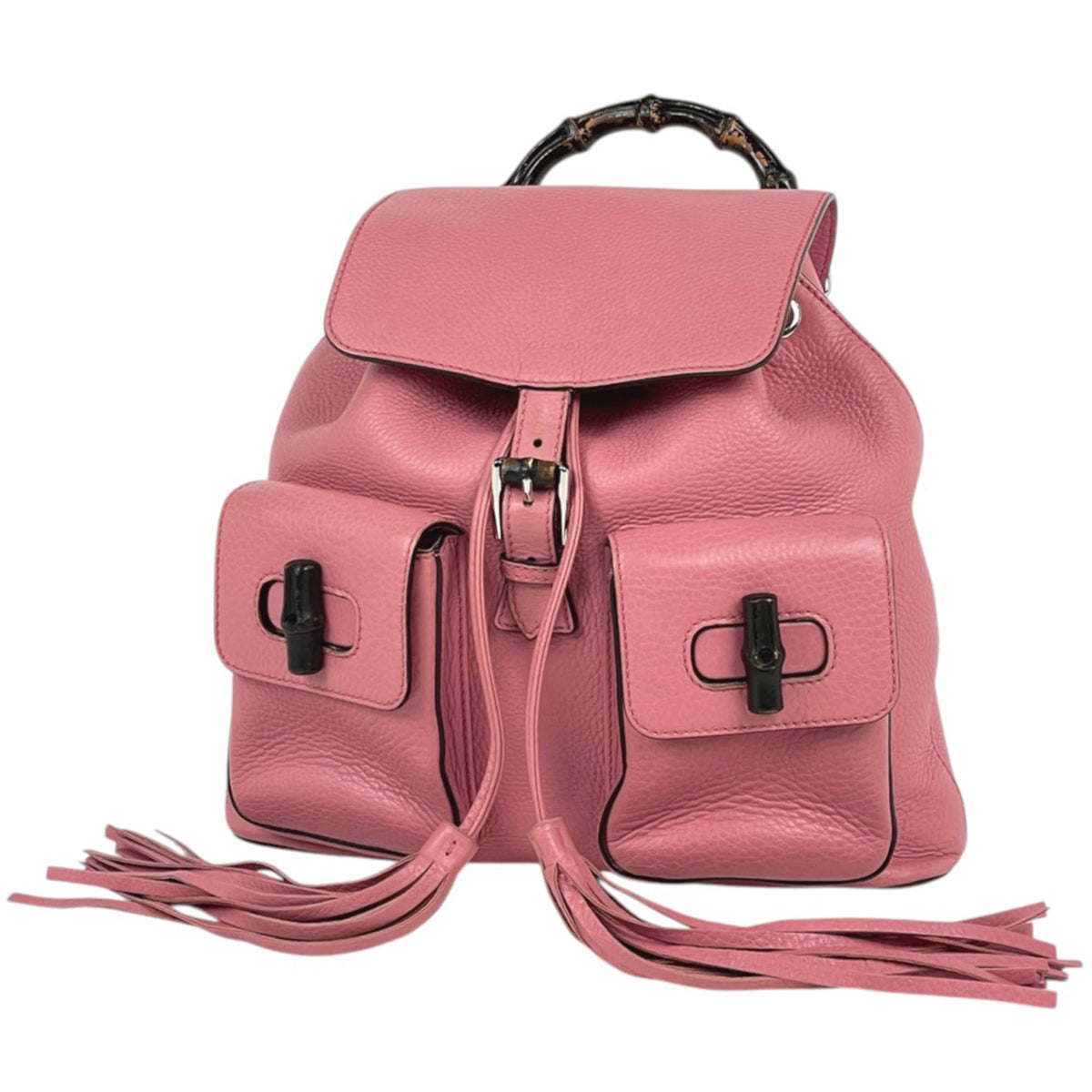 Gucci Pink Leather Backpack (Pre-Owned)