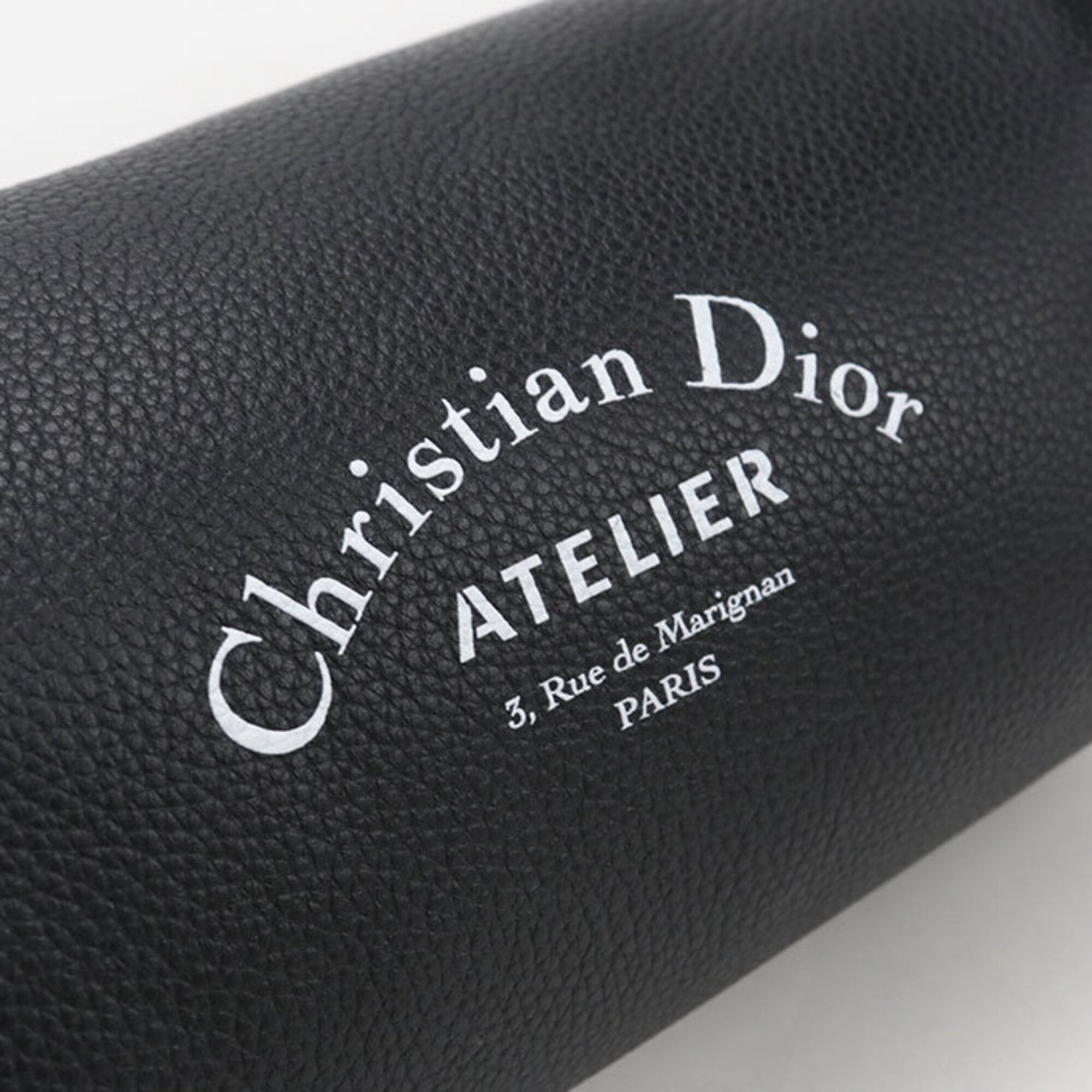 Christian Dior Black Leather Shoulder Bag (Pre-Owned)
