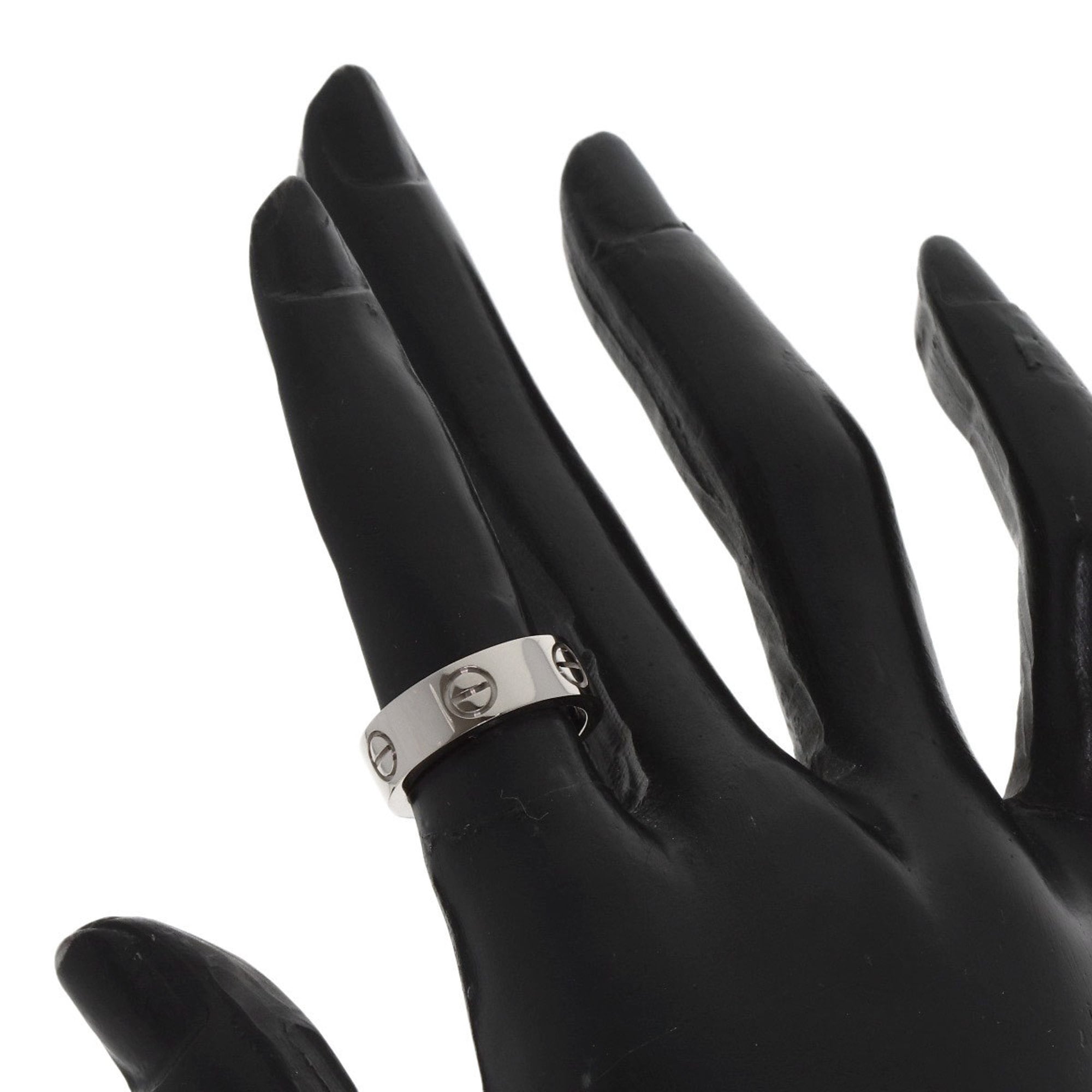 Cartier Love White Gold (18K) Band Ring (Pre-Owned)
