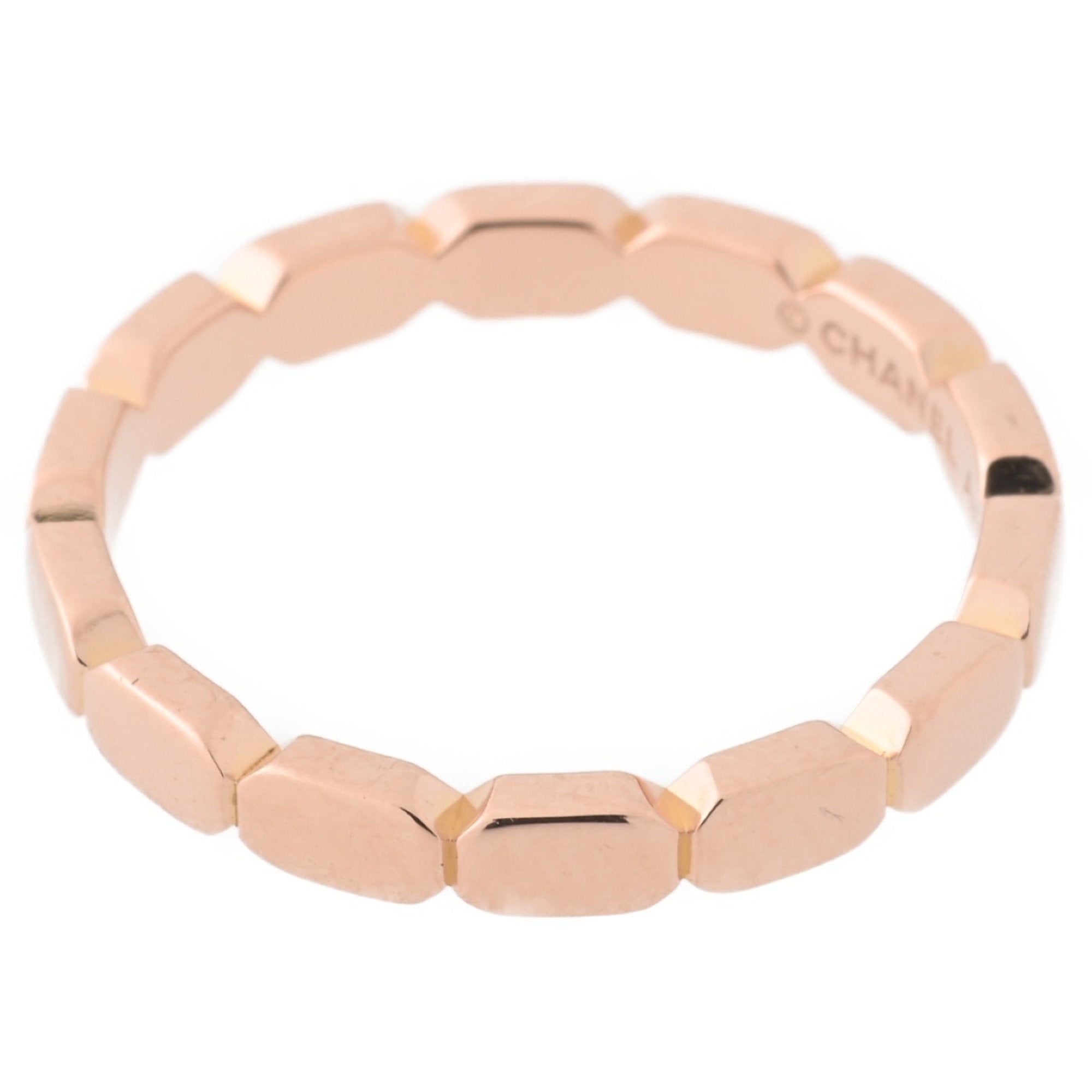 Chanel Pink Gold Pink Gold (18K) Band Ring (Pre-Owned)