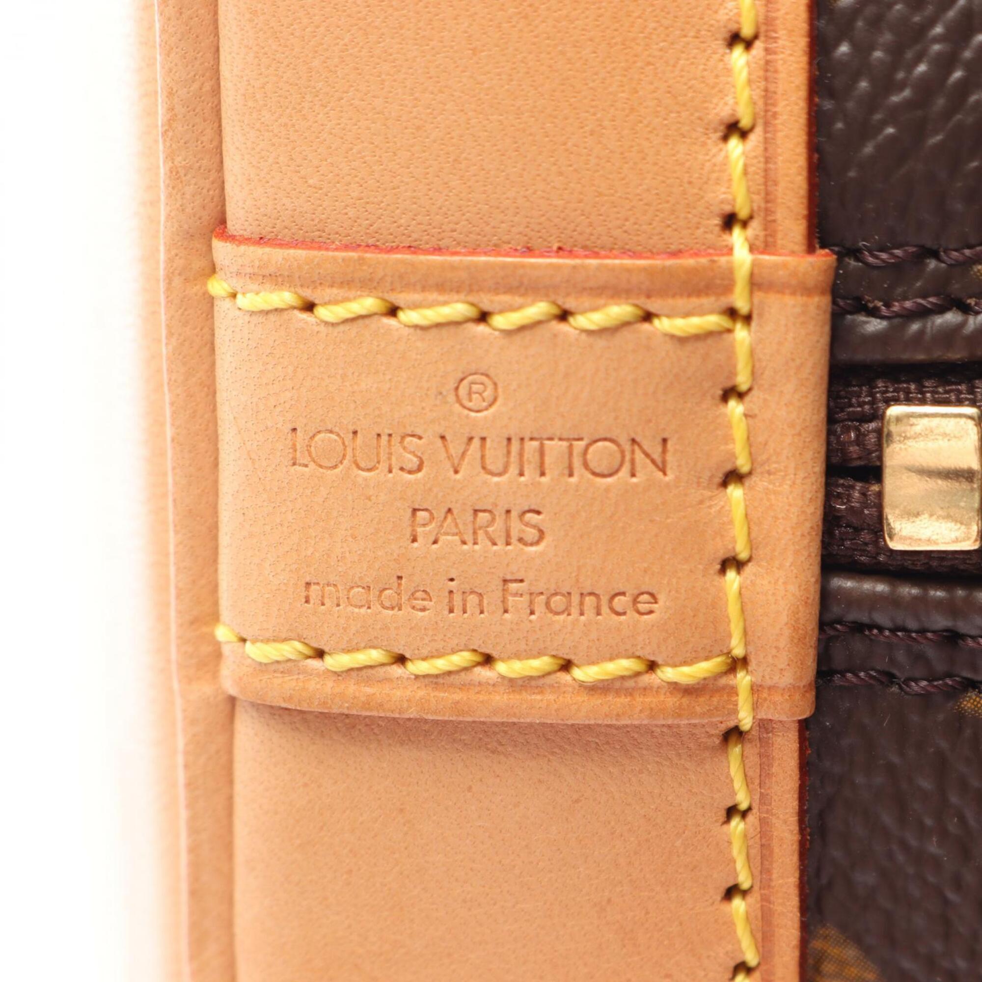 Louis Vuitton Brown Pvc Leather Handbag (Pre-Owned)