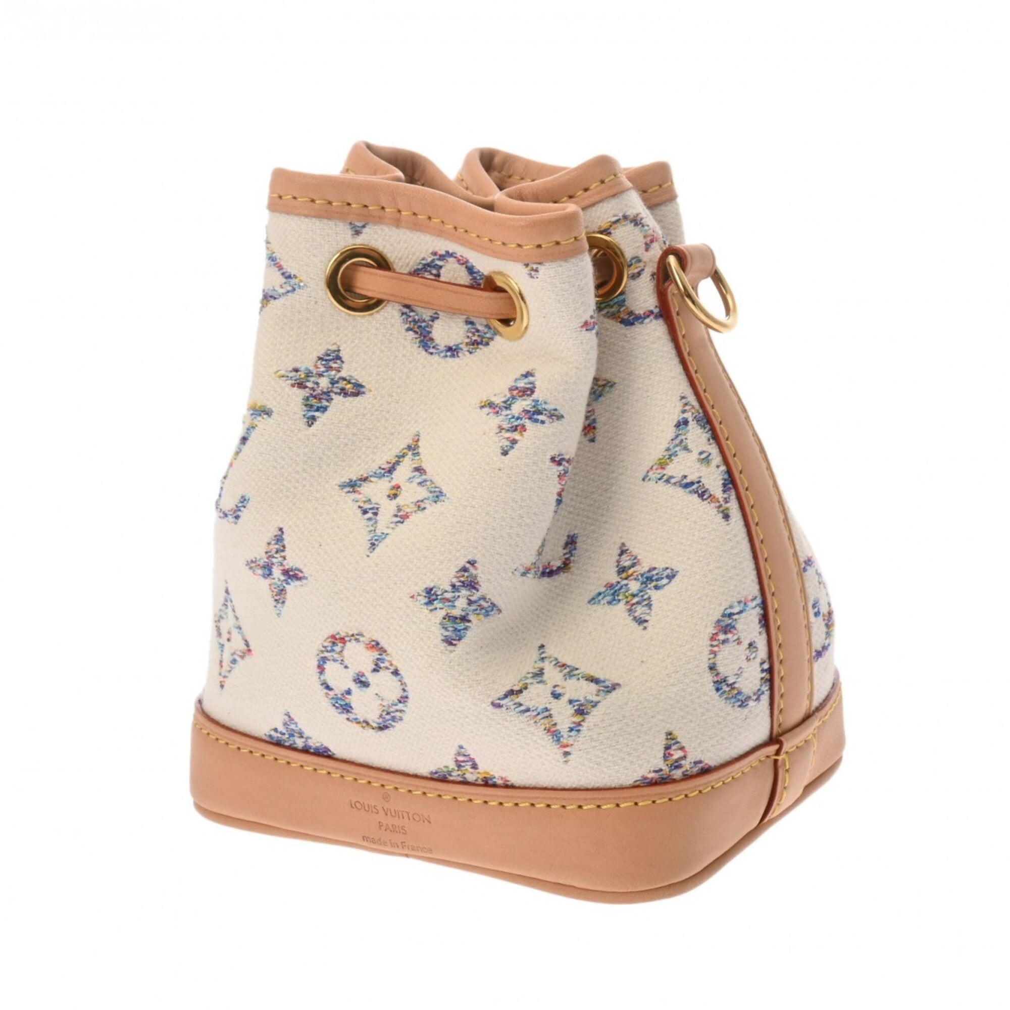 Louis Vuitton White Monogram Jacquard Shoulder Bag (Pre-Owned)