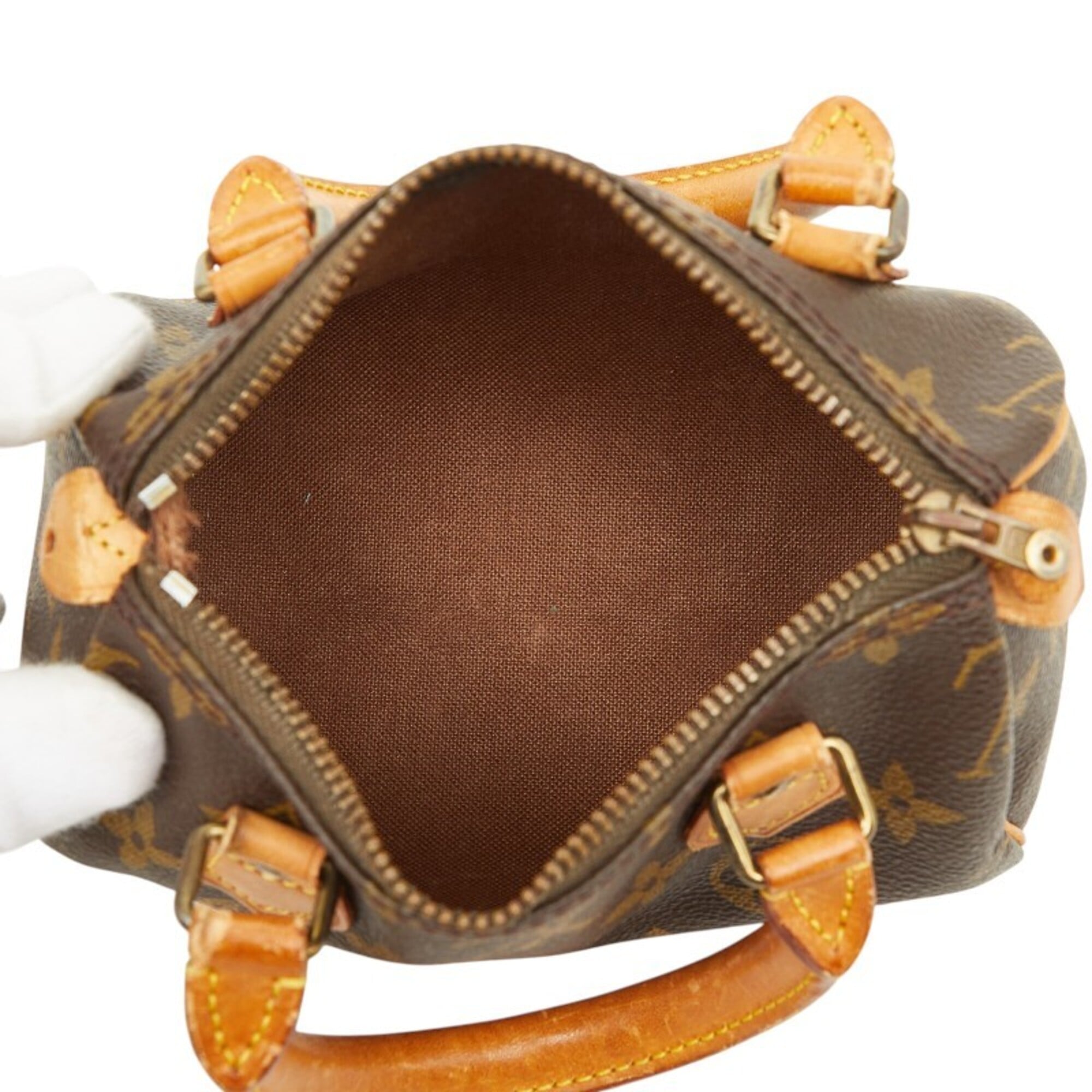Louis Vuitton Brown Pvc Leather Handbag Shoulder Bag (Pre-Owned)