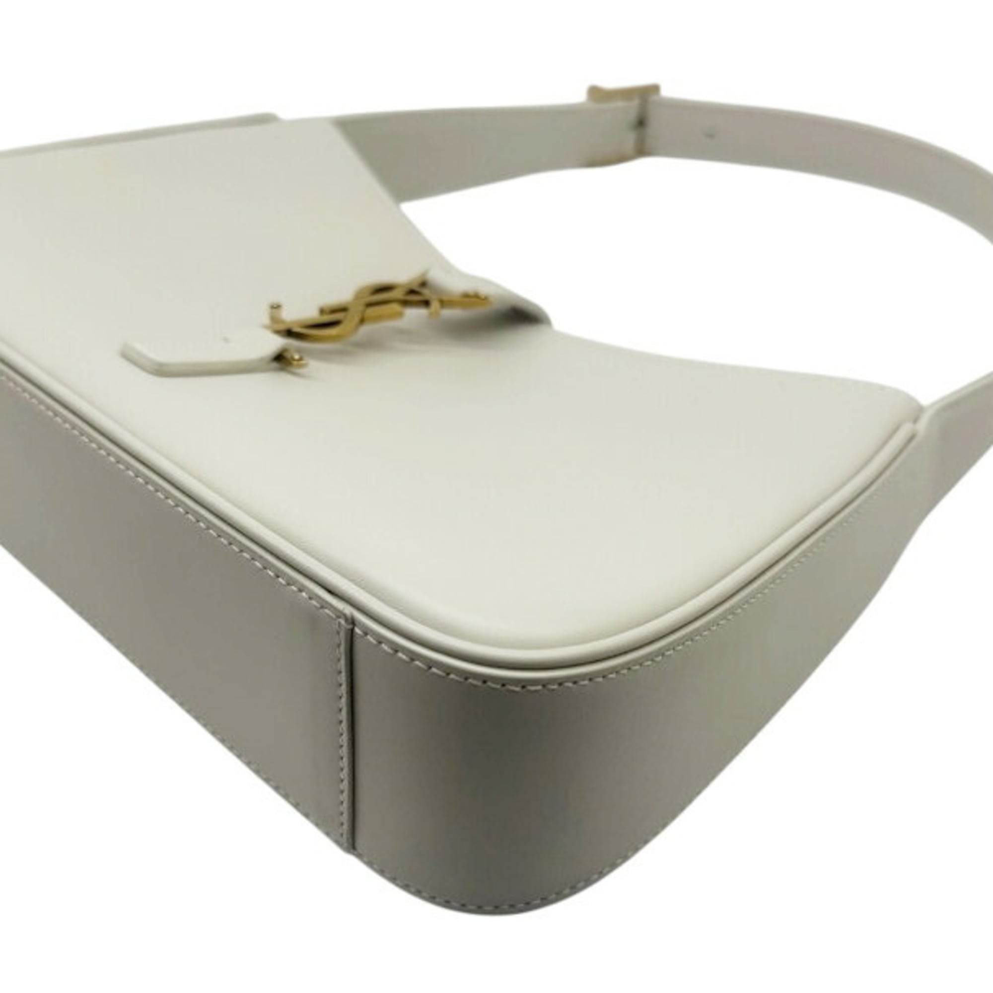 Saint Laurent Ivory Leather Handbag (Pre-Owned)