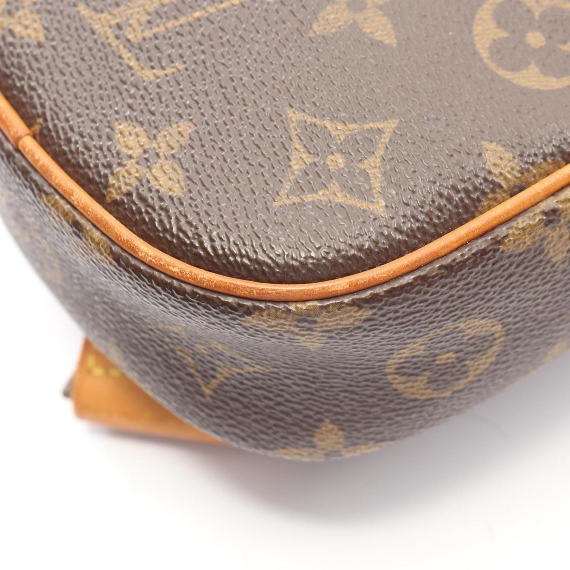 Louis Vuitton Brown Coated Canvas Leather Fanny Pack Handbag (Pre-Owned)