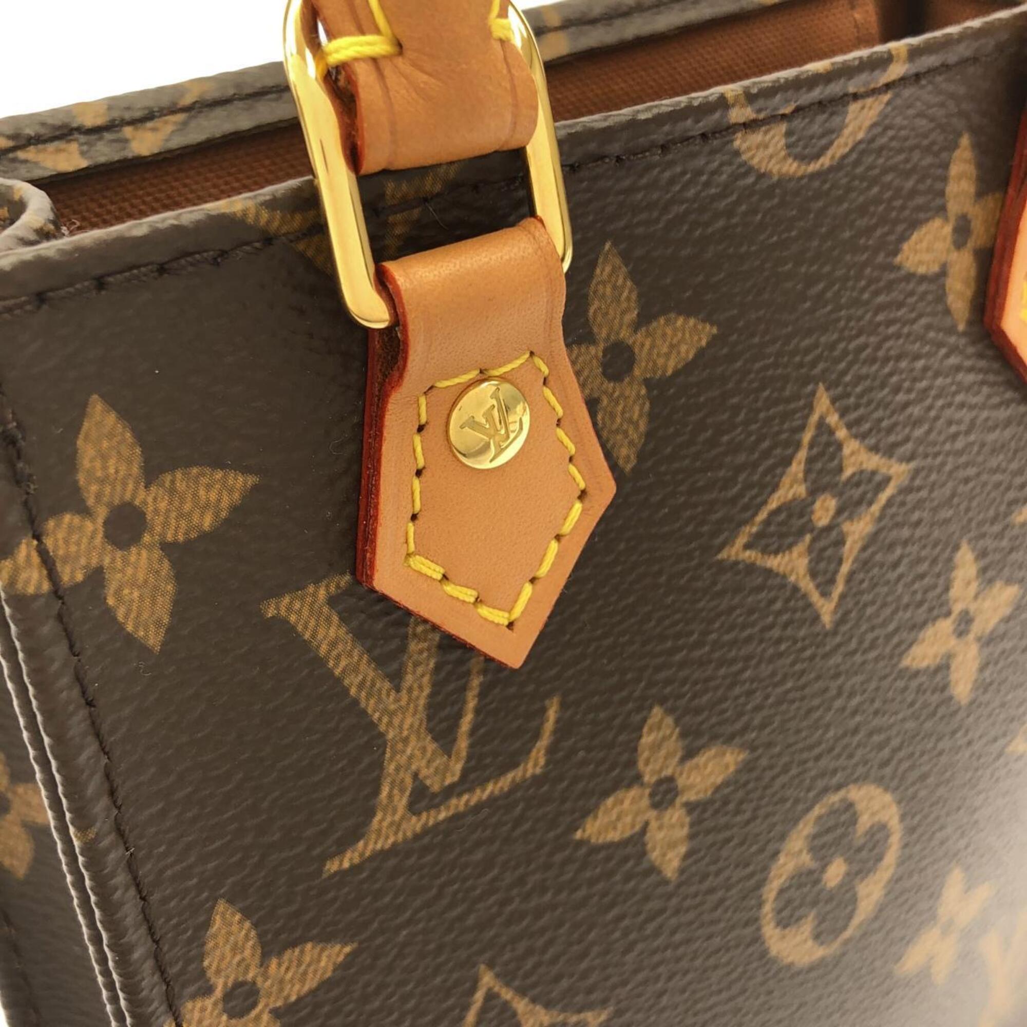 Louis Vuitton Marron Coated Canvas Handbag (Pre-Owned)