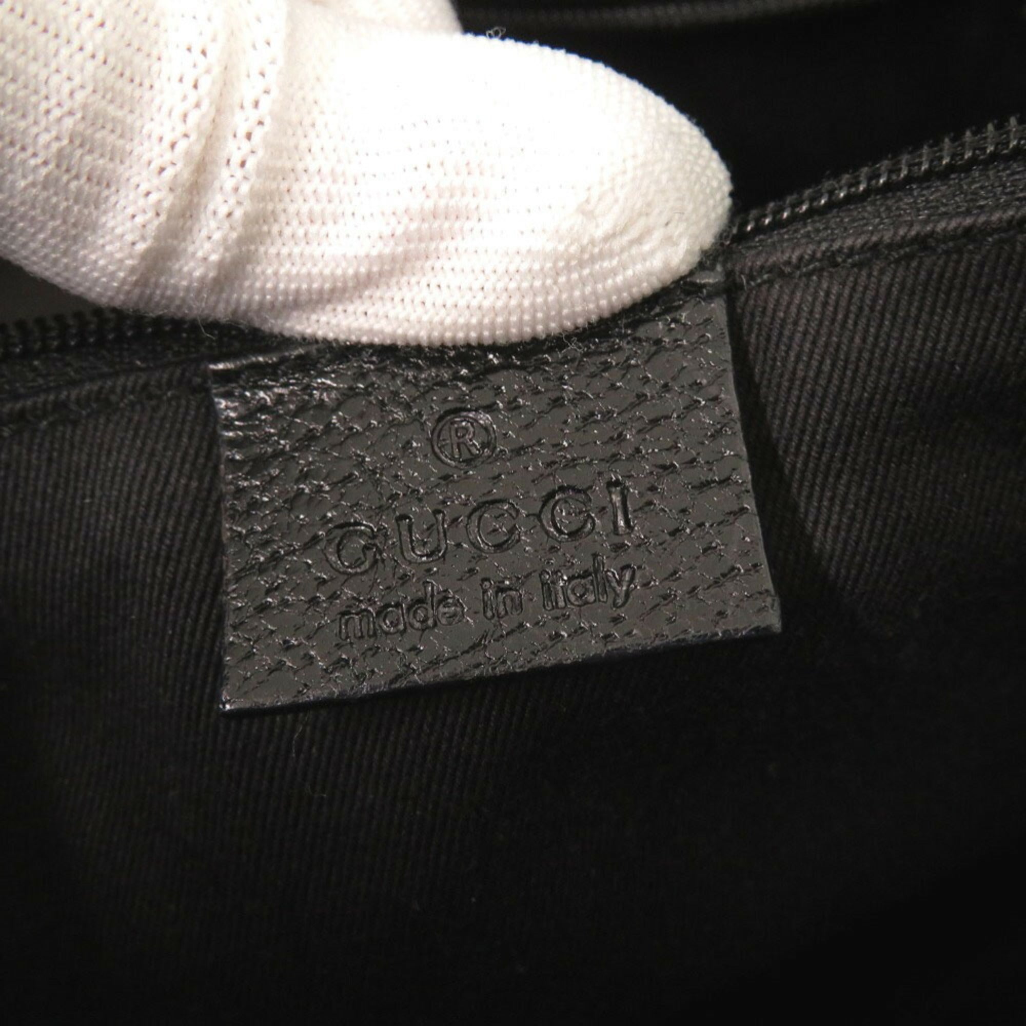 Gucci Black Gg Canvas Handbag Tote Bag (Pre-Owned)