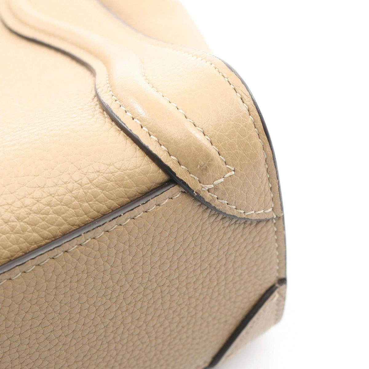 Celine Beige Leather Handbag (Pre-Owned)