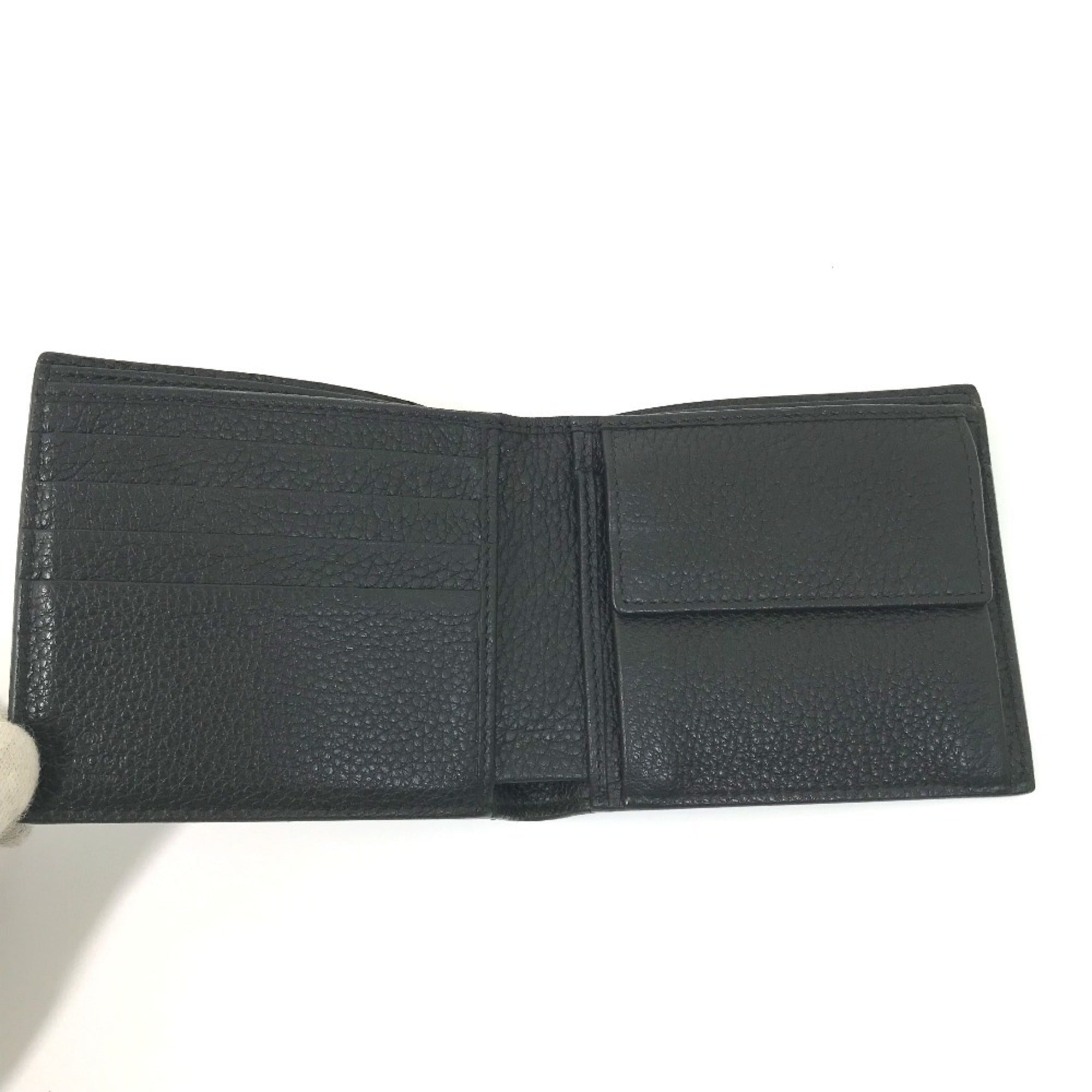 Gucci Black Leather Wallet (Bi-Fold) (Pre-Owned)