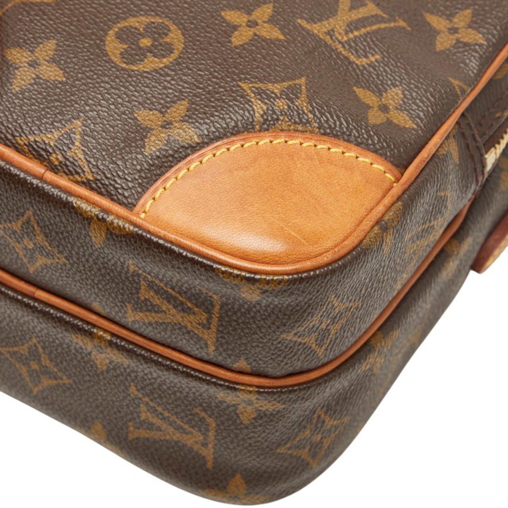 Louis Vuitton Monogram Brown Pvc Leather Shoulder Bag (Pre-Owned)
