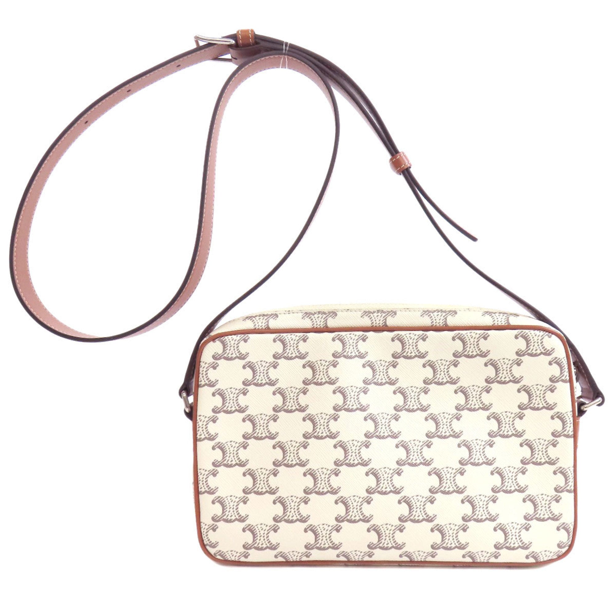 Celine White Pvc Shoulder Bag (Pre-Owned)