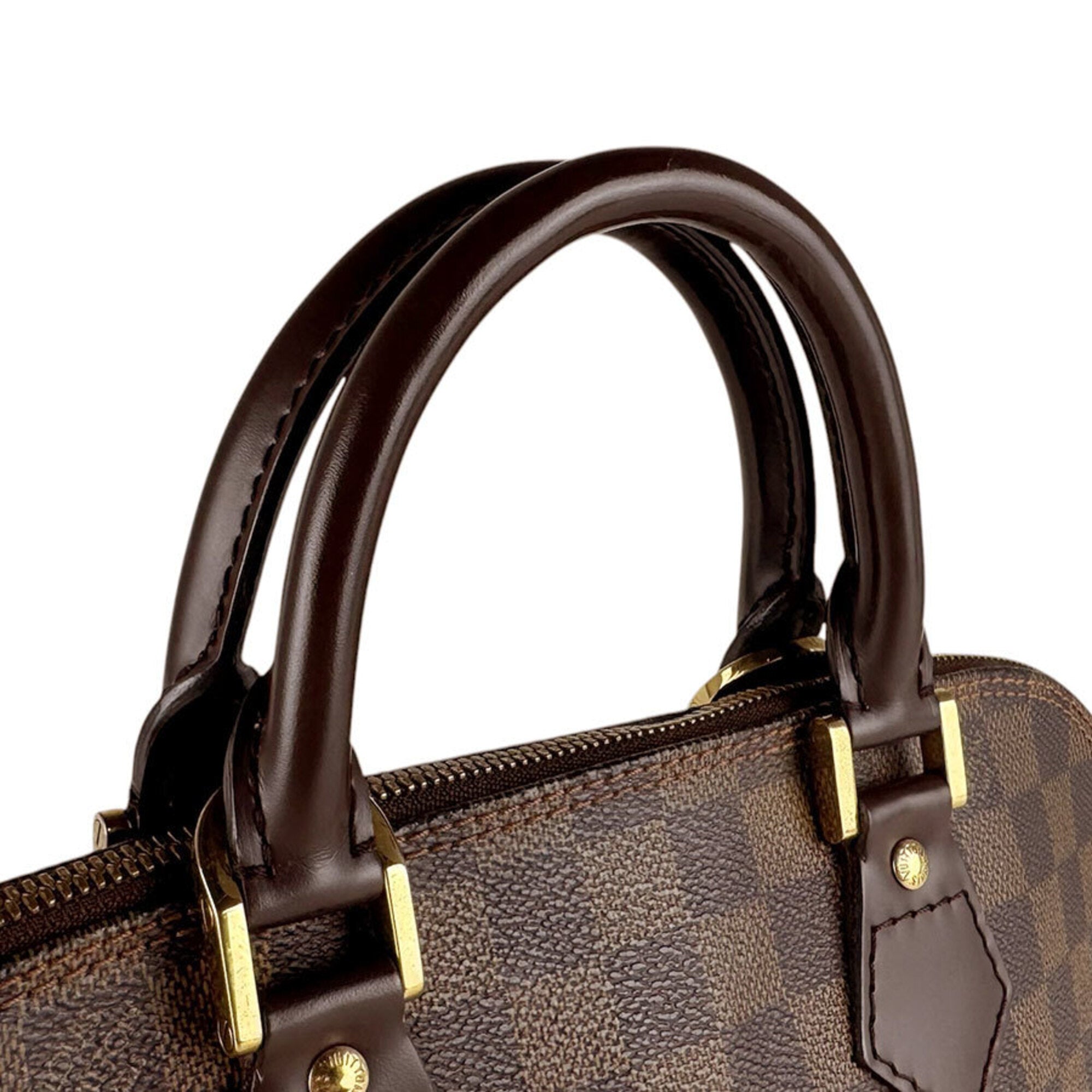 Louis Vuitton Damier Canvas Ebene Damier Canvas Handbag (Pre-Owned)