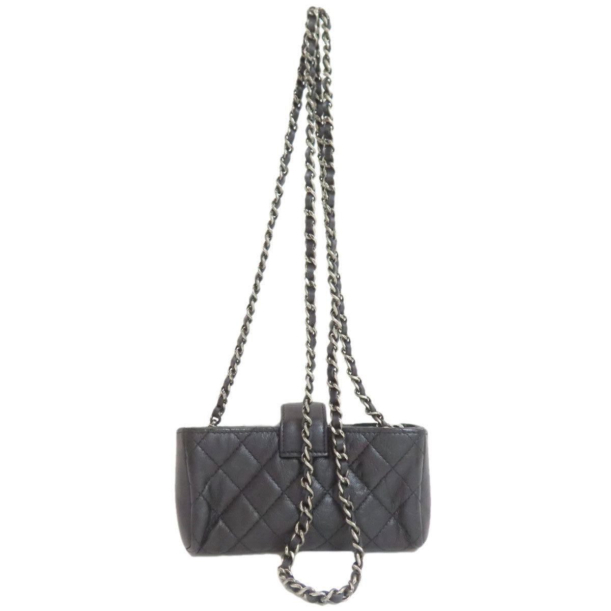 Chanel Black Leather Shoulder Bag (Pre-Owned)