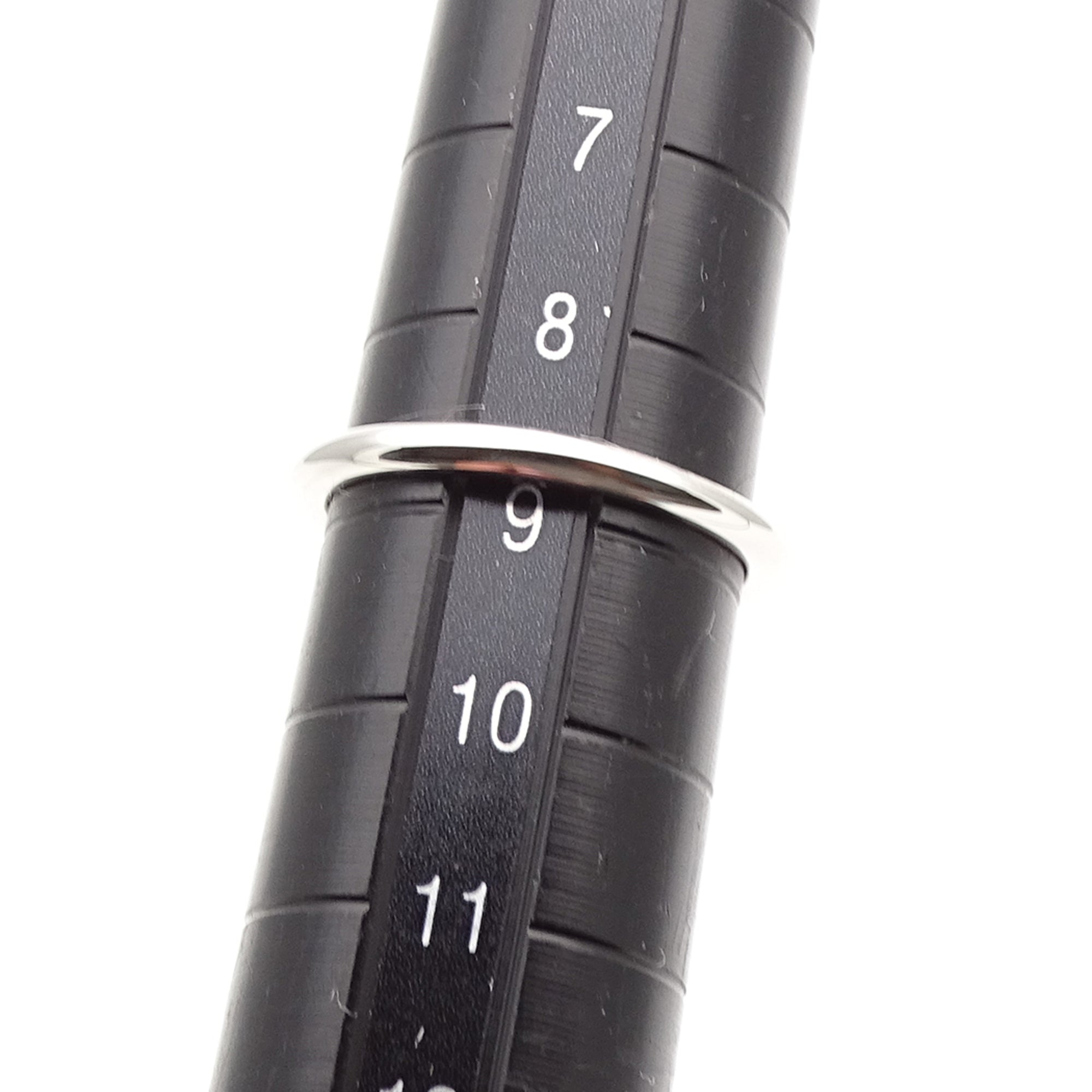 Tiffany Silver Platinum 950 Band Ring (Pre-Owned)
