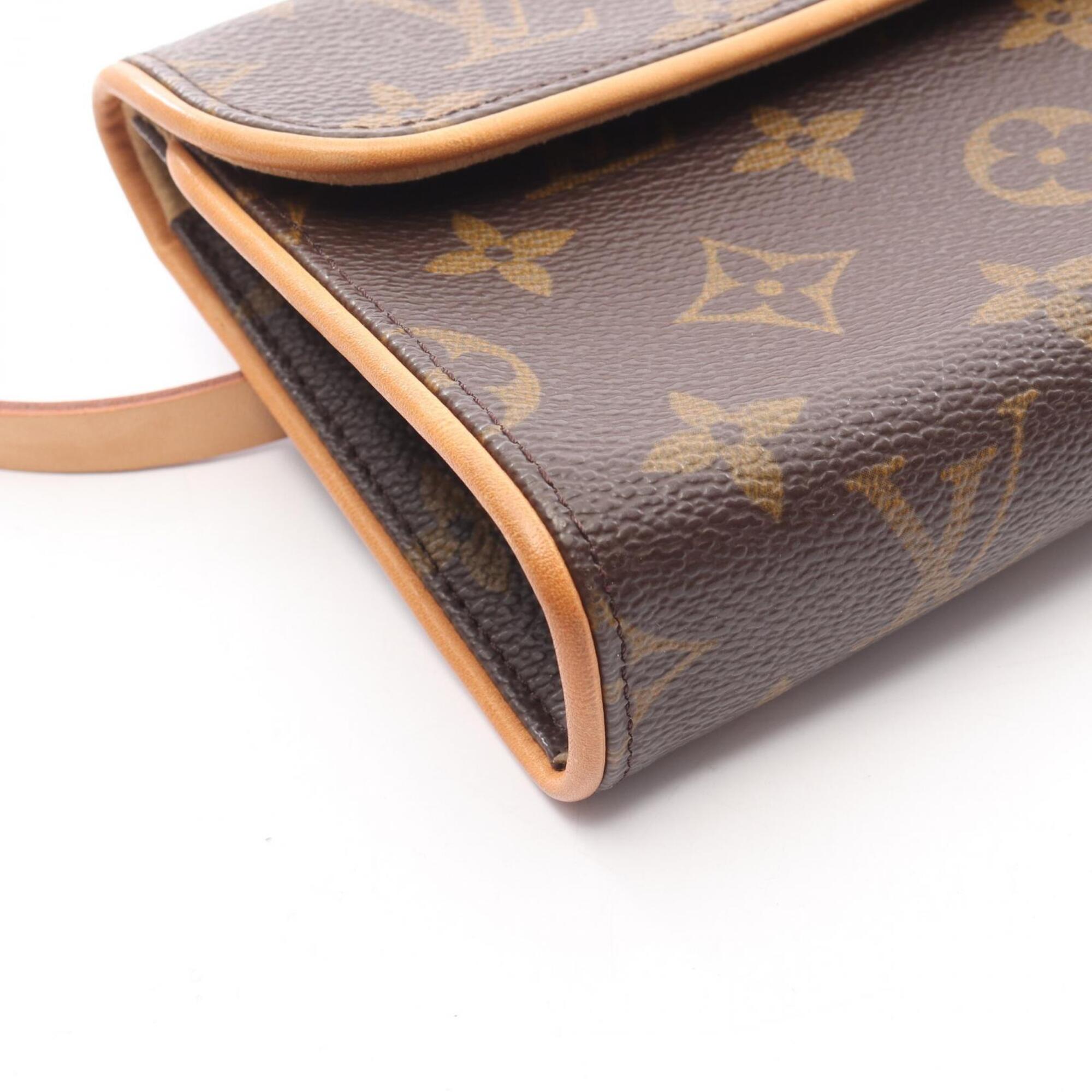 Louis Vuitton Brown Monogram Coated Canvas Leather Fanny Pack (Pre-Owned)
