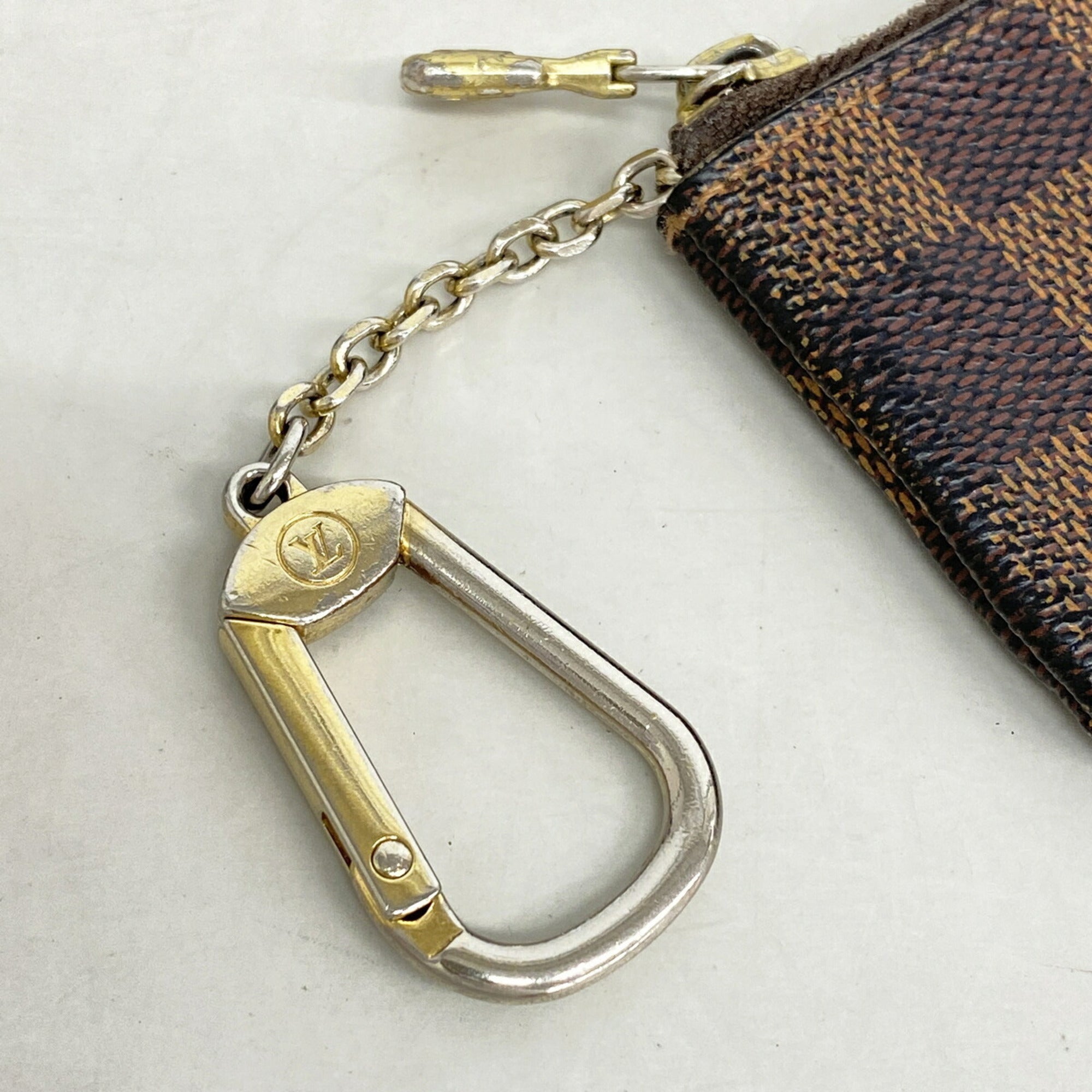 Louis Vuitton Ebene Coin Purse/Coin Case (Pre-Owned)