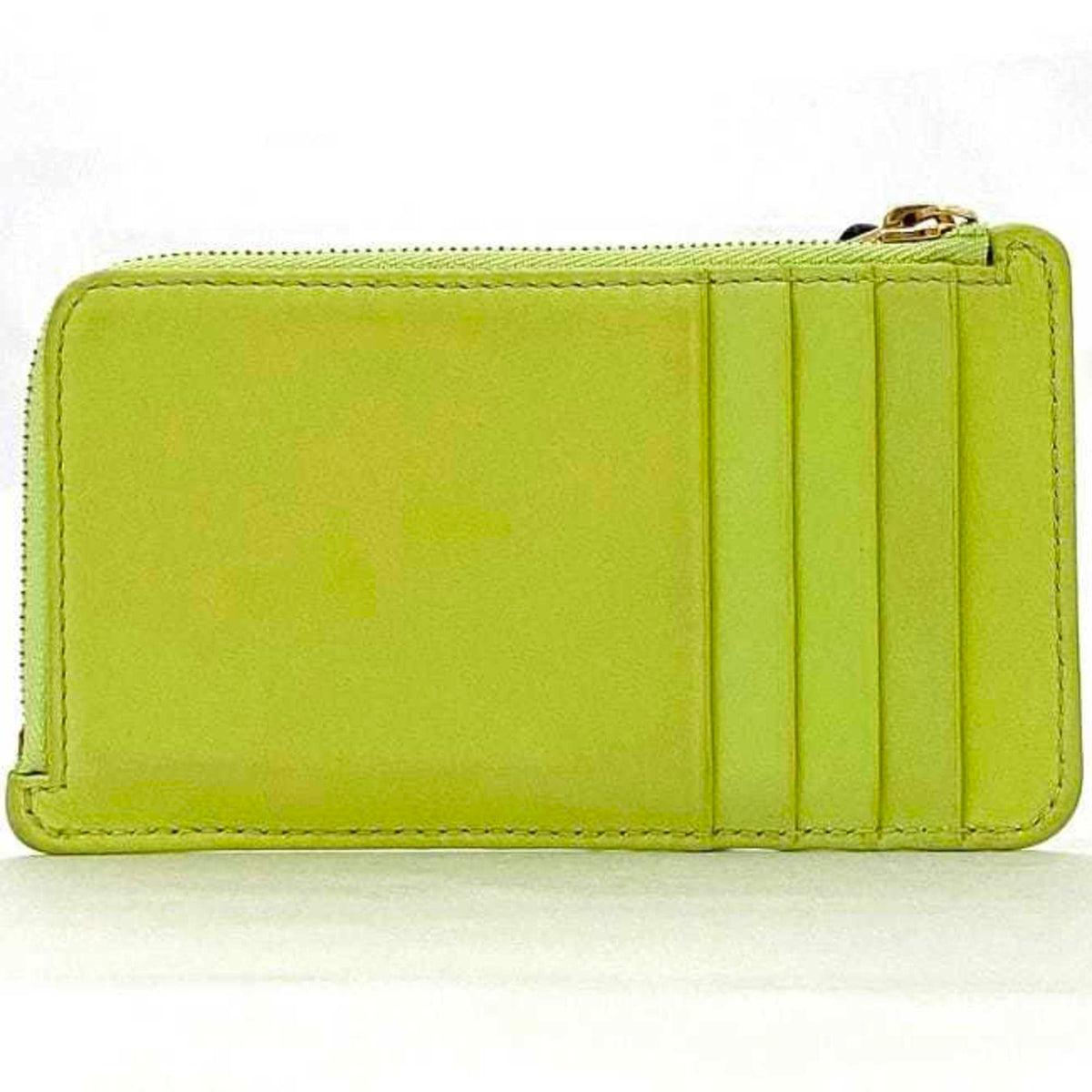 Loewe Black Light Green Leather Coin Purse/Coin Case (Pre-Owned)