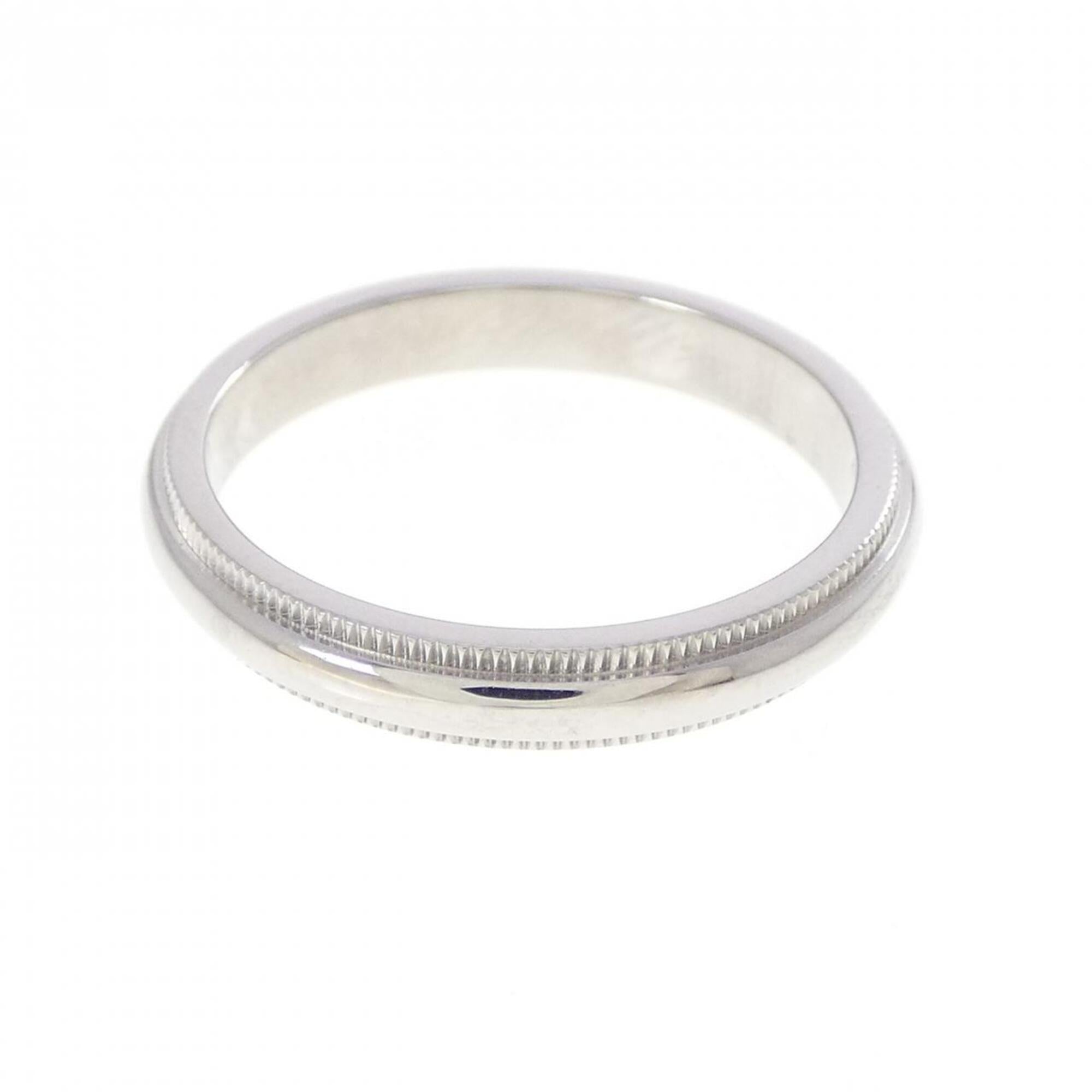 Tiffany Platinum Platinum 950 Band Ring (Pre-Owned)