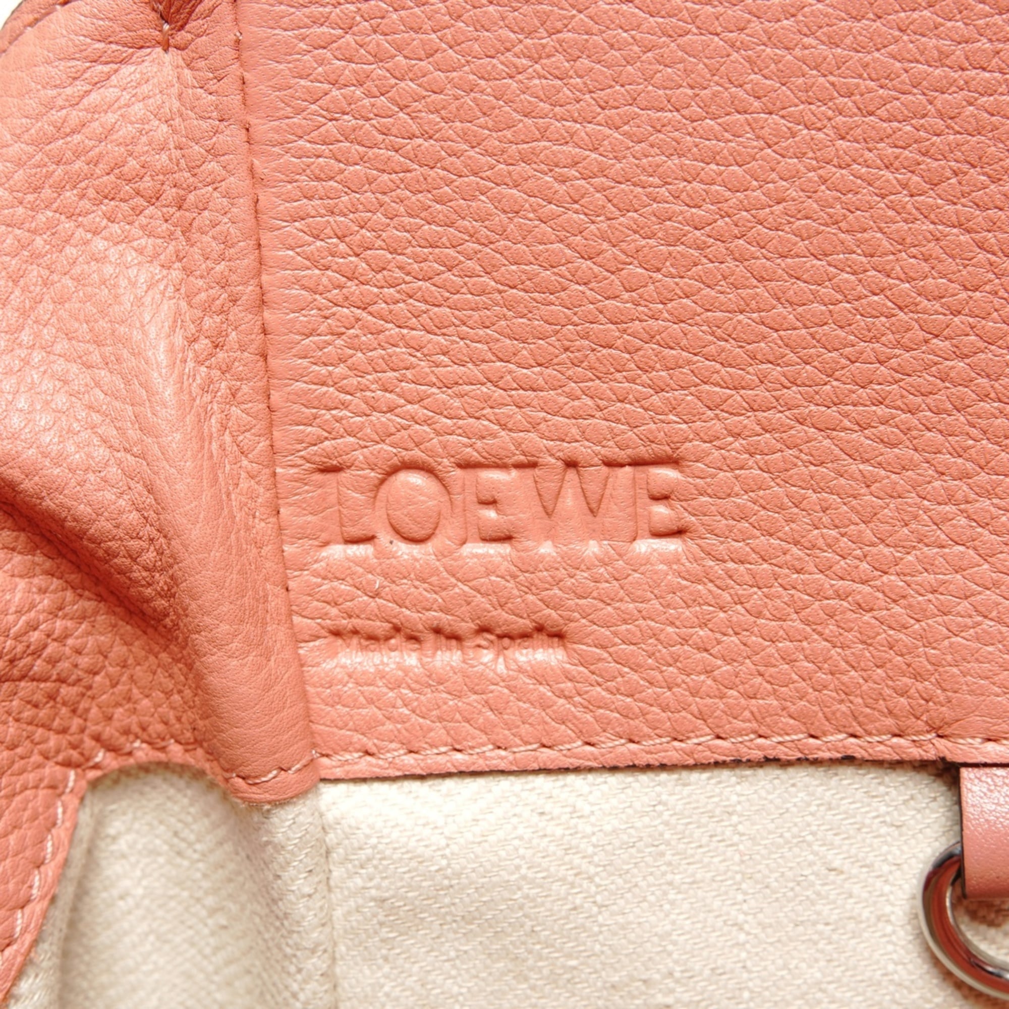 Loewe Hammock Pink Leather Shoulder Bag (Pre-Owned)