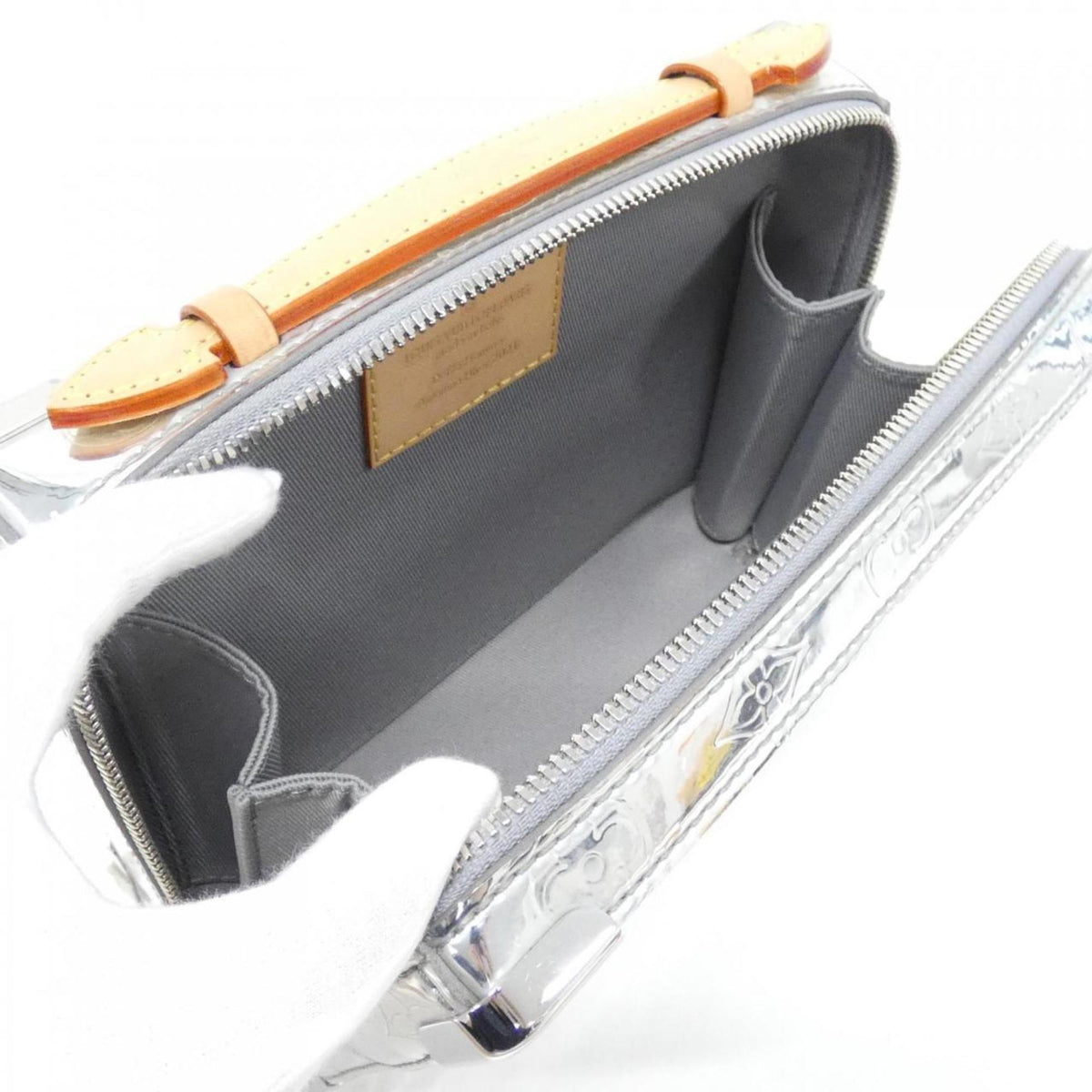 Louis Vuitton Silver Pvc Shoulder Bag (Pre-Owned)