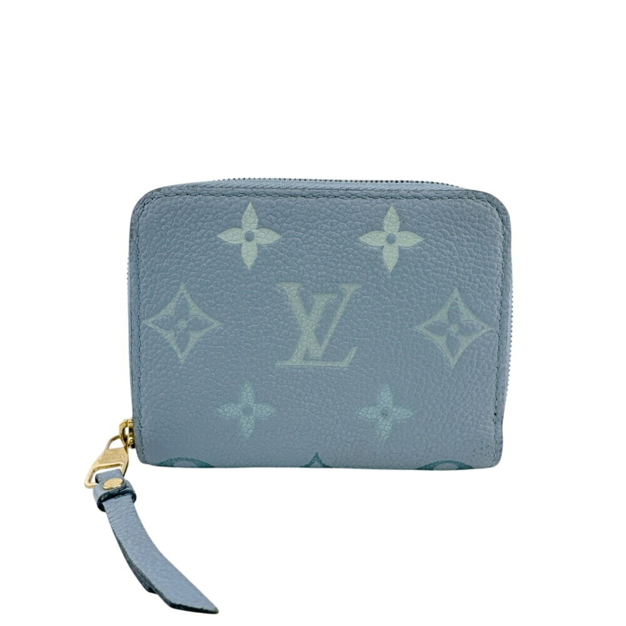Louis Vuitton Monogram Empreinte Blue Monogram Empreinte Wallet (Bi-Fold) (Pre-Owned)