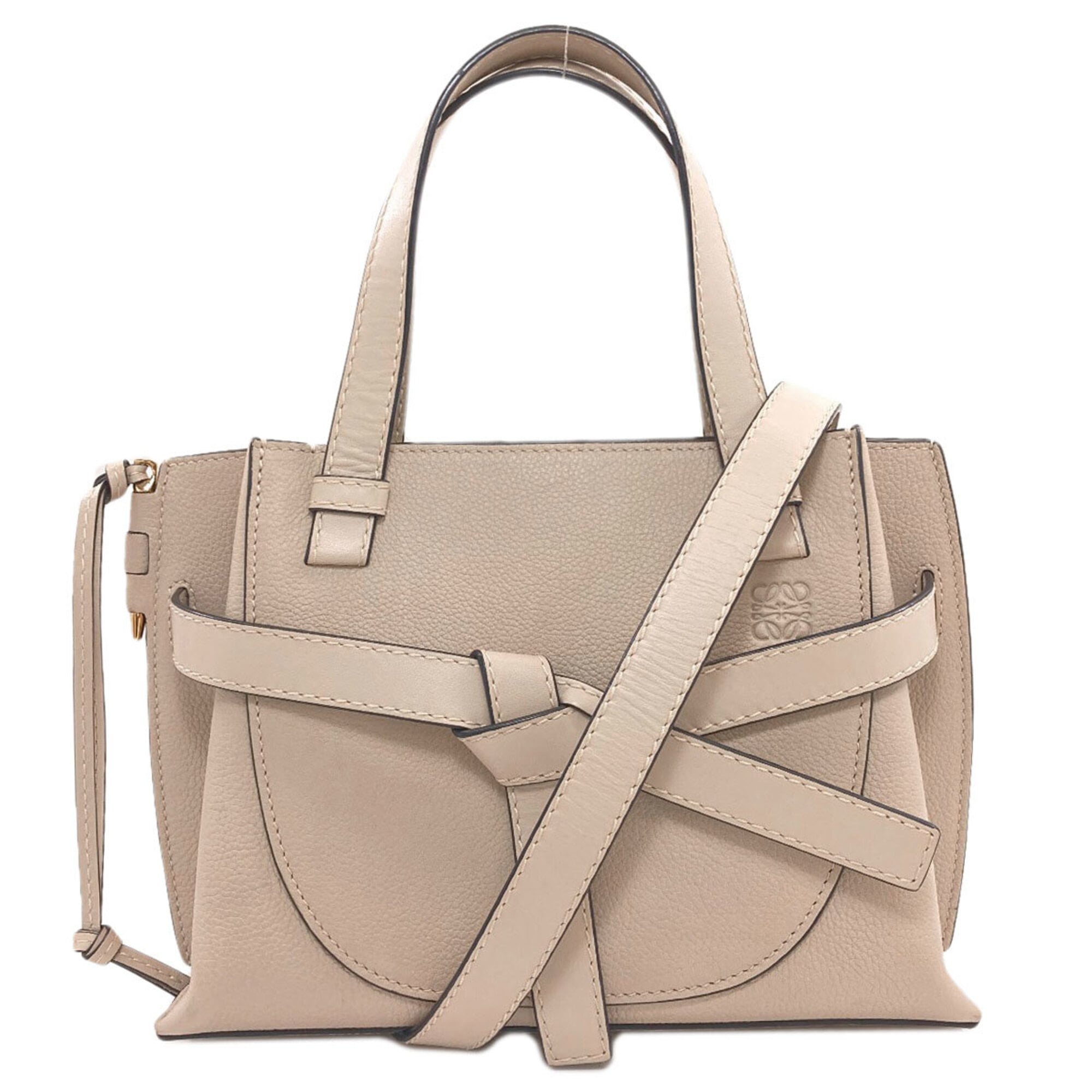 Loewe Beige Leather Handbag (Pre-Owned)