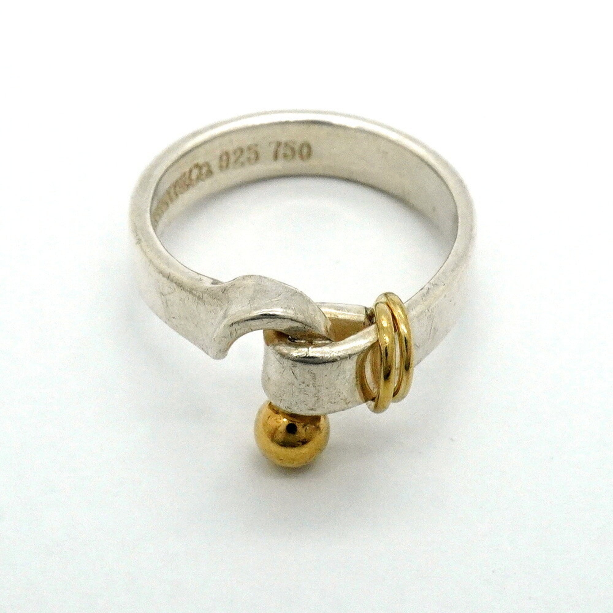 Tiffany Yellow Gold (18K) Silver 925 Band Ring (Pre-Owned)