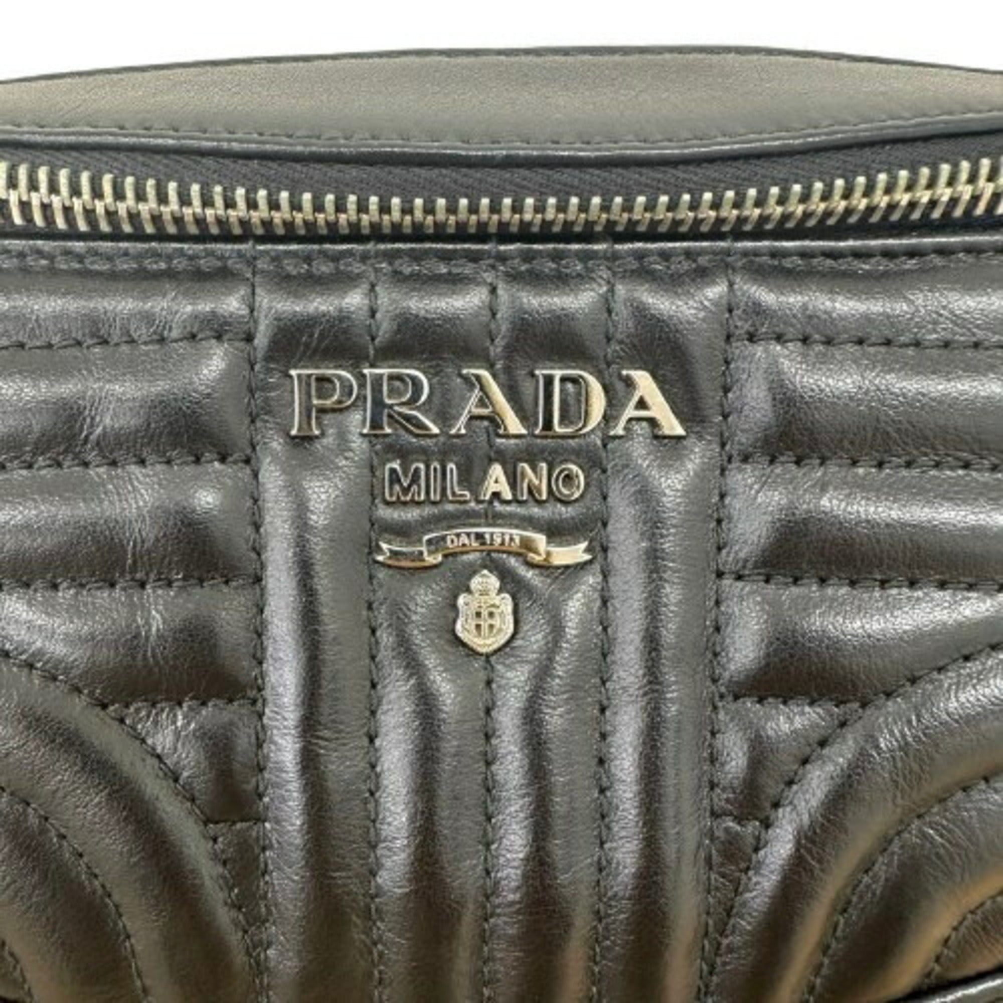 Prada Black Nero Leather Fanny Pack (Pre-Owned)