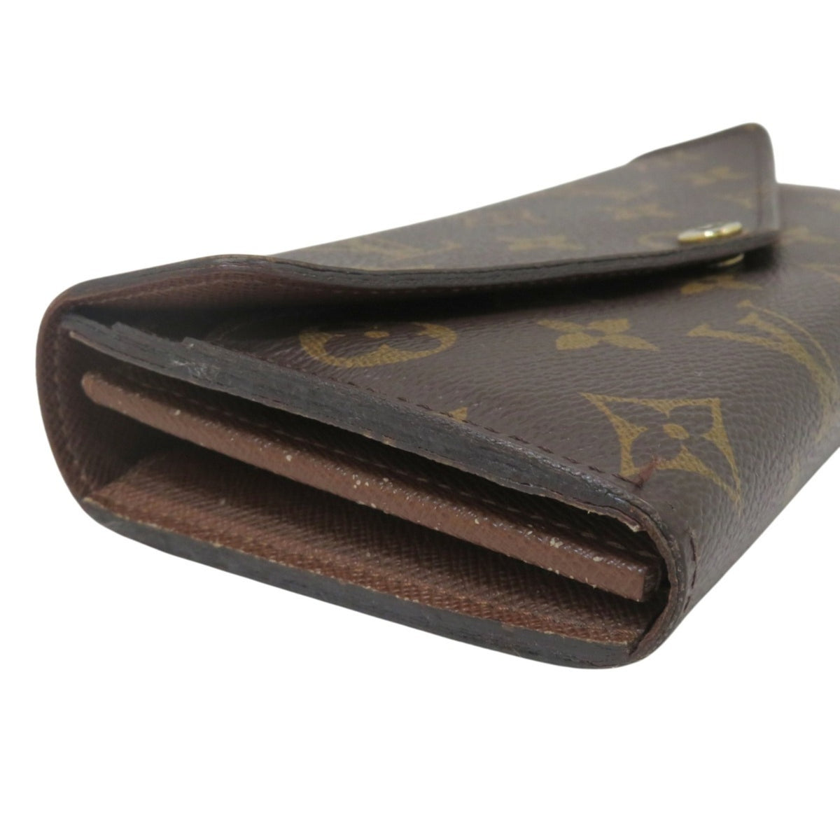 Louis Vuitton Monogram Brown Monogram Long Wallet (Bi-Fold) (Pre-Owned)