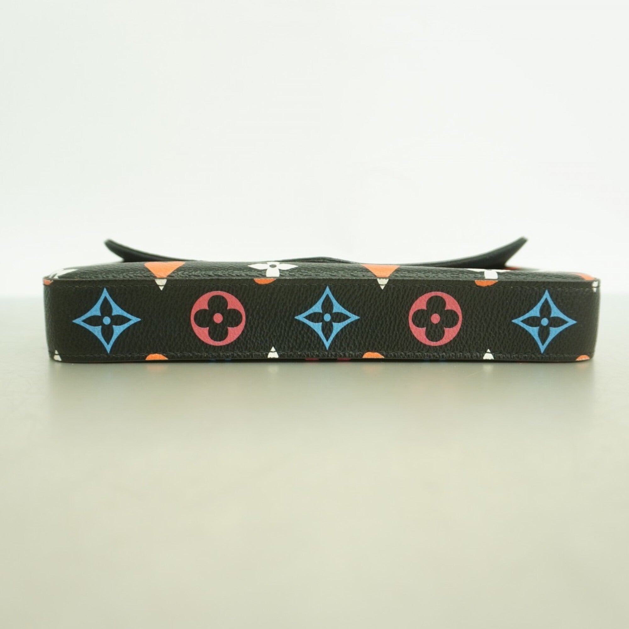 Louis Vuitton Black Multi-Color Chain/Shoulder Wallet (Pre-Owned)