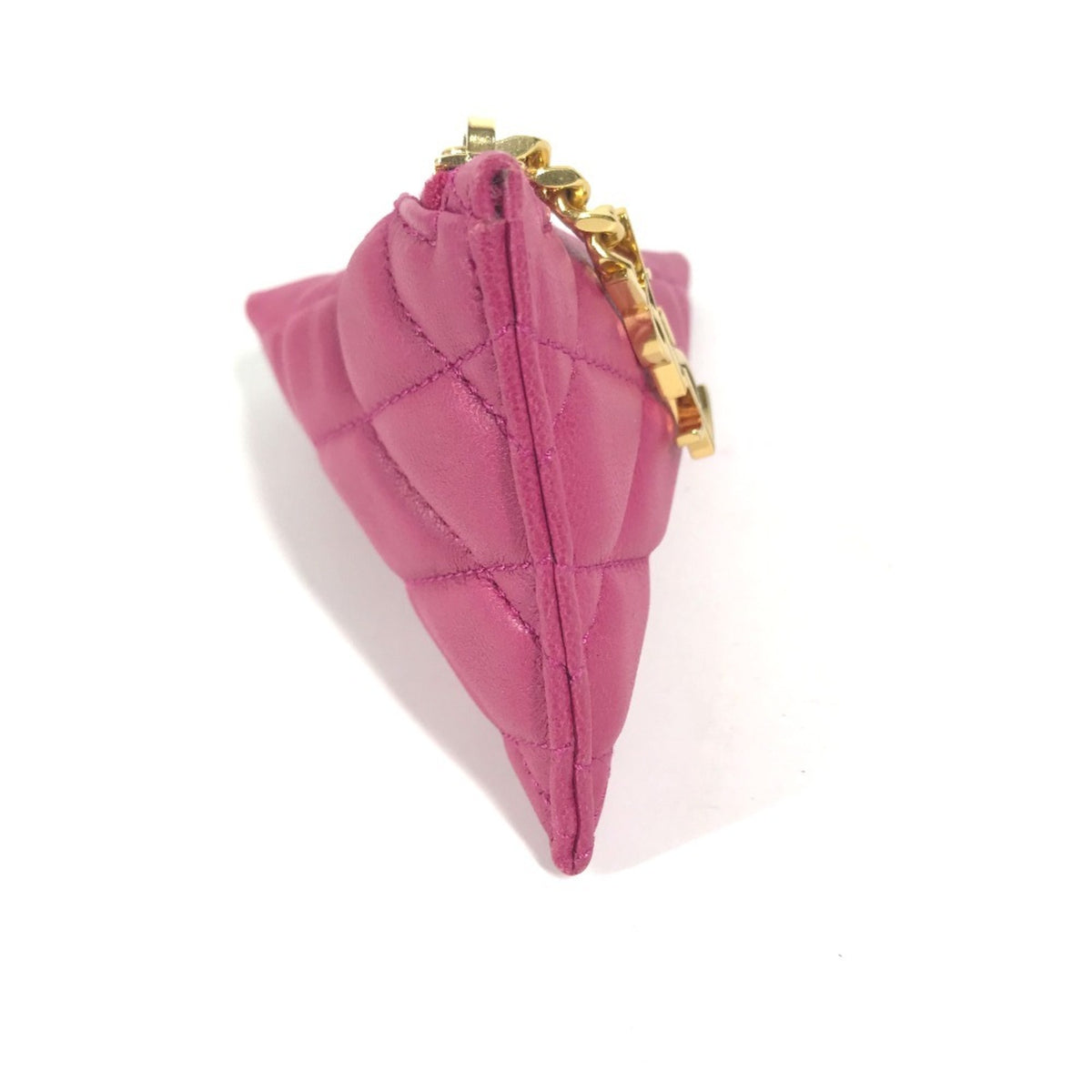 Saint Laurent Pink Leather Coin Purse/Coin Case (Pre-Owned)